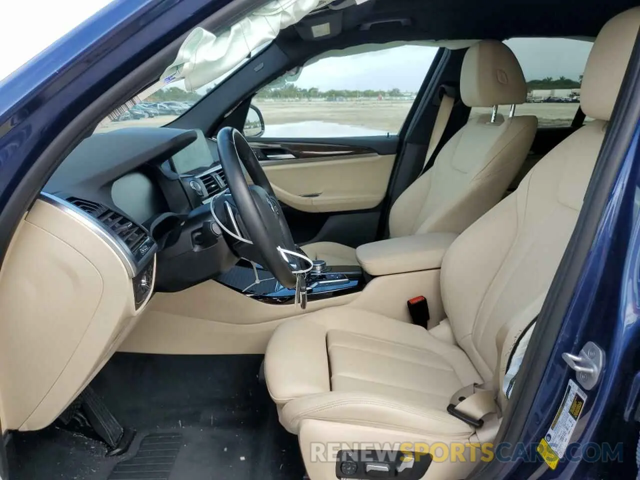 7 fotografías del automóvil dañado 5UXTY3C0XM9E14330 BMW X3 2021