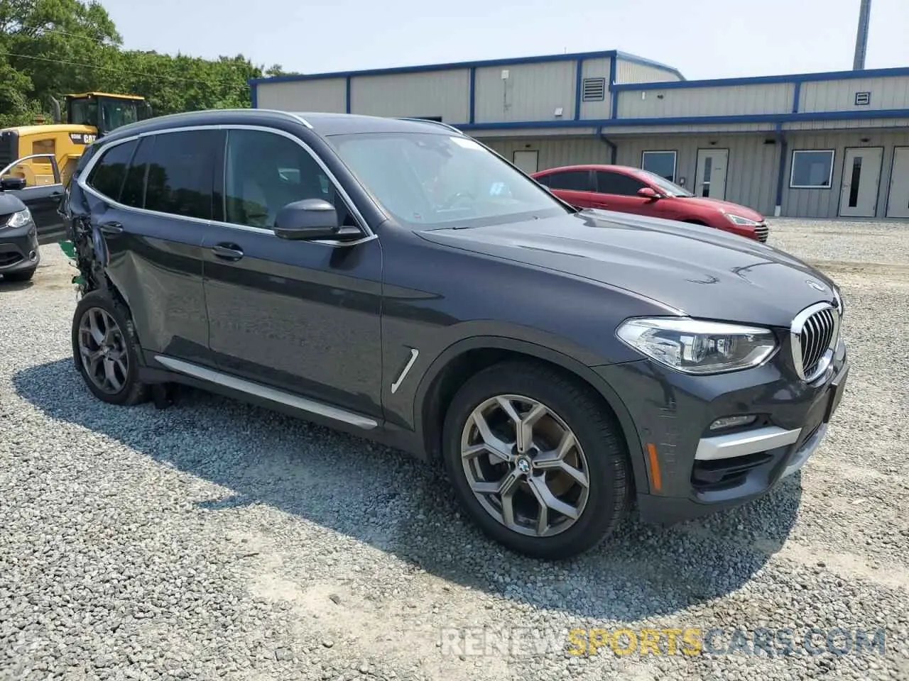 4 fotografías del automóvil dañado 5UXTY3C0XM9G11580 BMW X3 2021