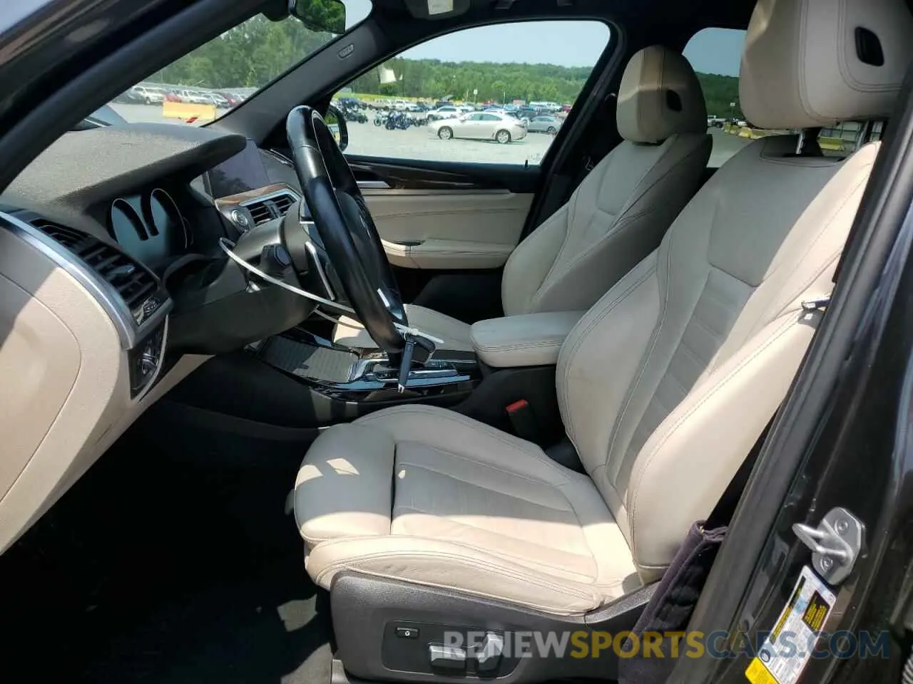 7 fotografías del automóvil dañado 5UXTY3C0XM9G11580 BMW X3 2021