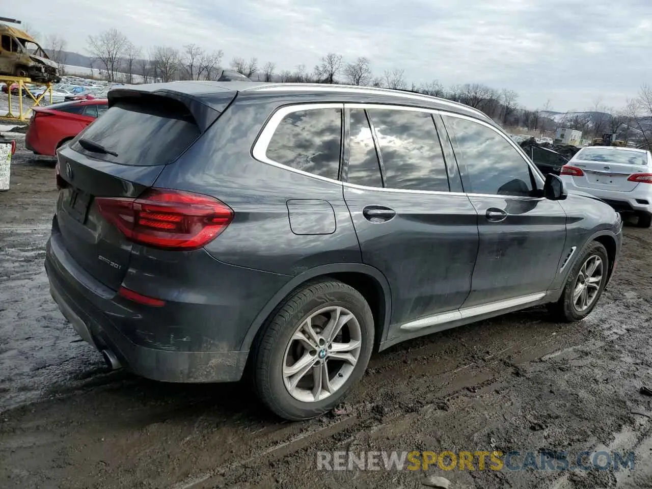 3 fotografías del automóvil dañado 5UXTY3C0XM9H20802 BMW X3 2021