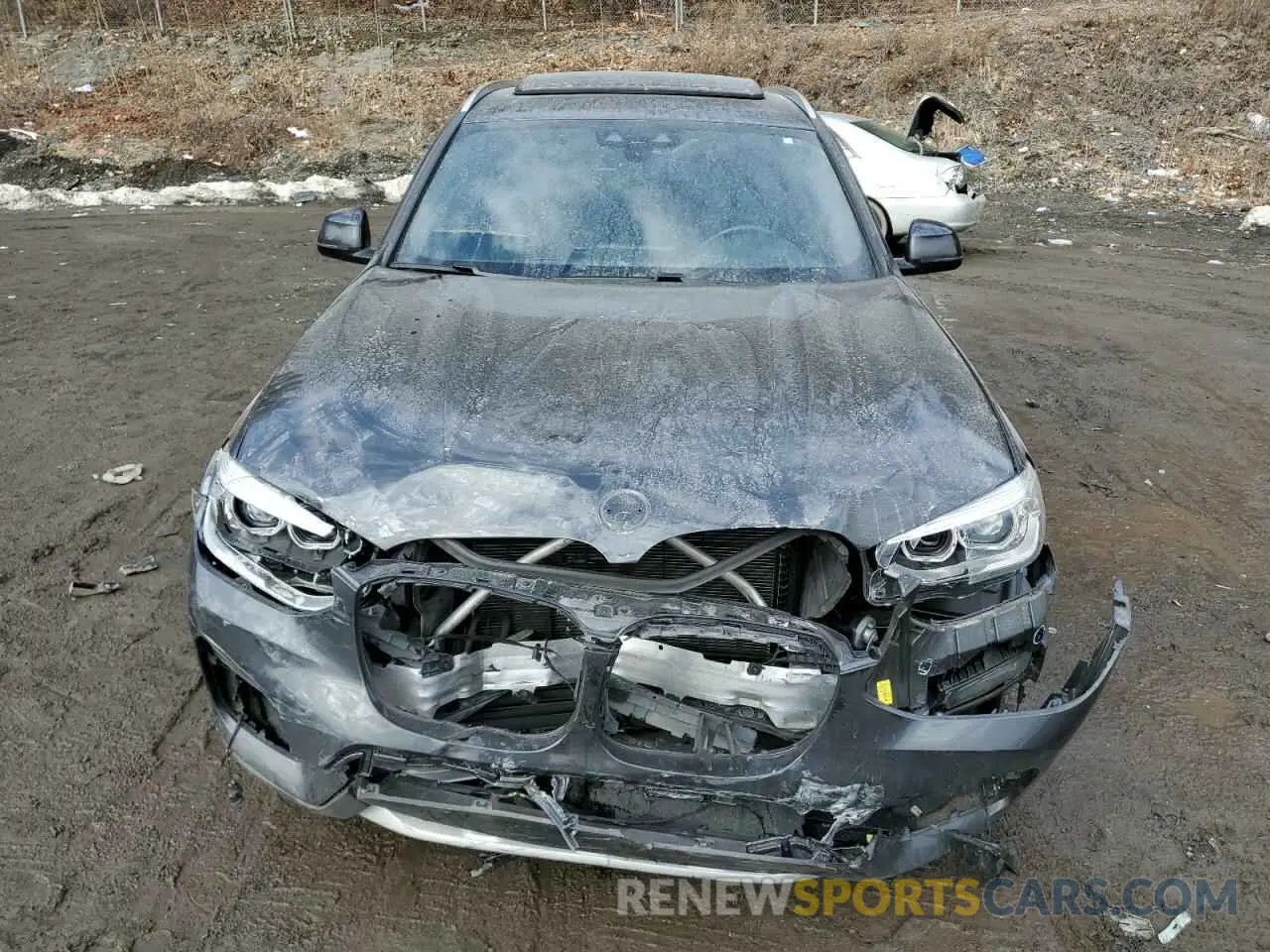 5 fotografías del automóvil dañado 5UXTY3C0XM9H20802 BMW X3 2021