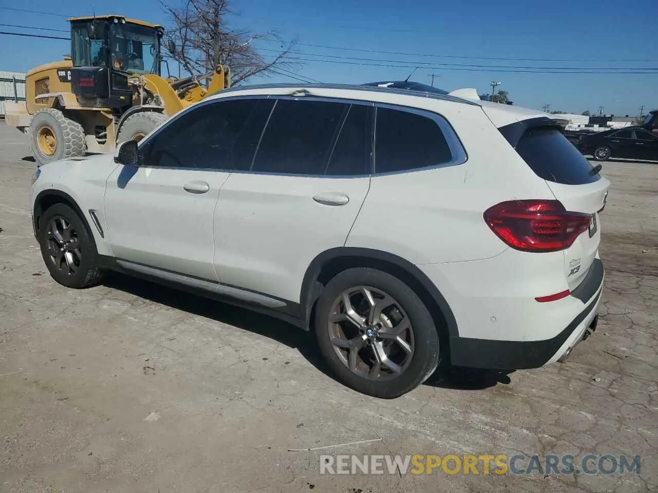 2 fotografías del automóvil dañado 5UXTY5C00M9D90504 BMW X3 2021
