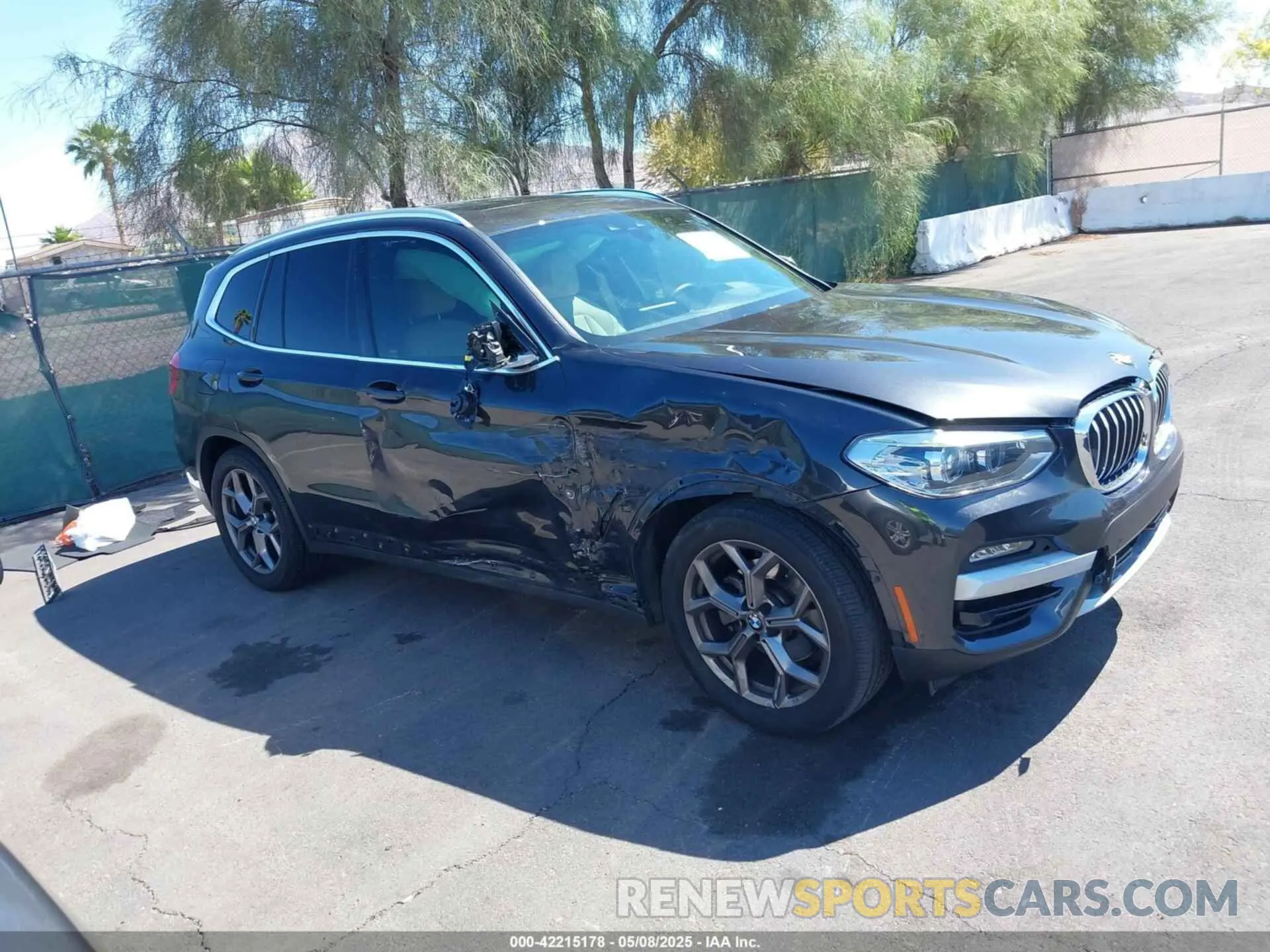 1 fotografías del automóvil dañado 5UXTY5C00M9E87427 BMW X3 2021