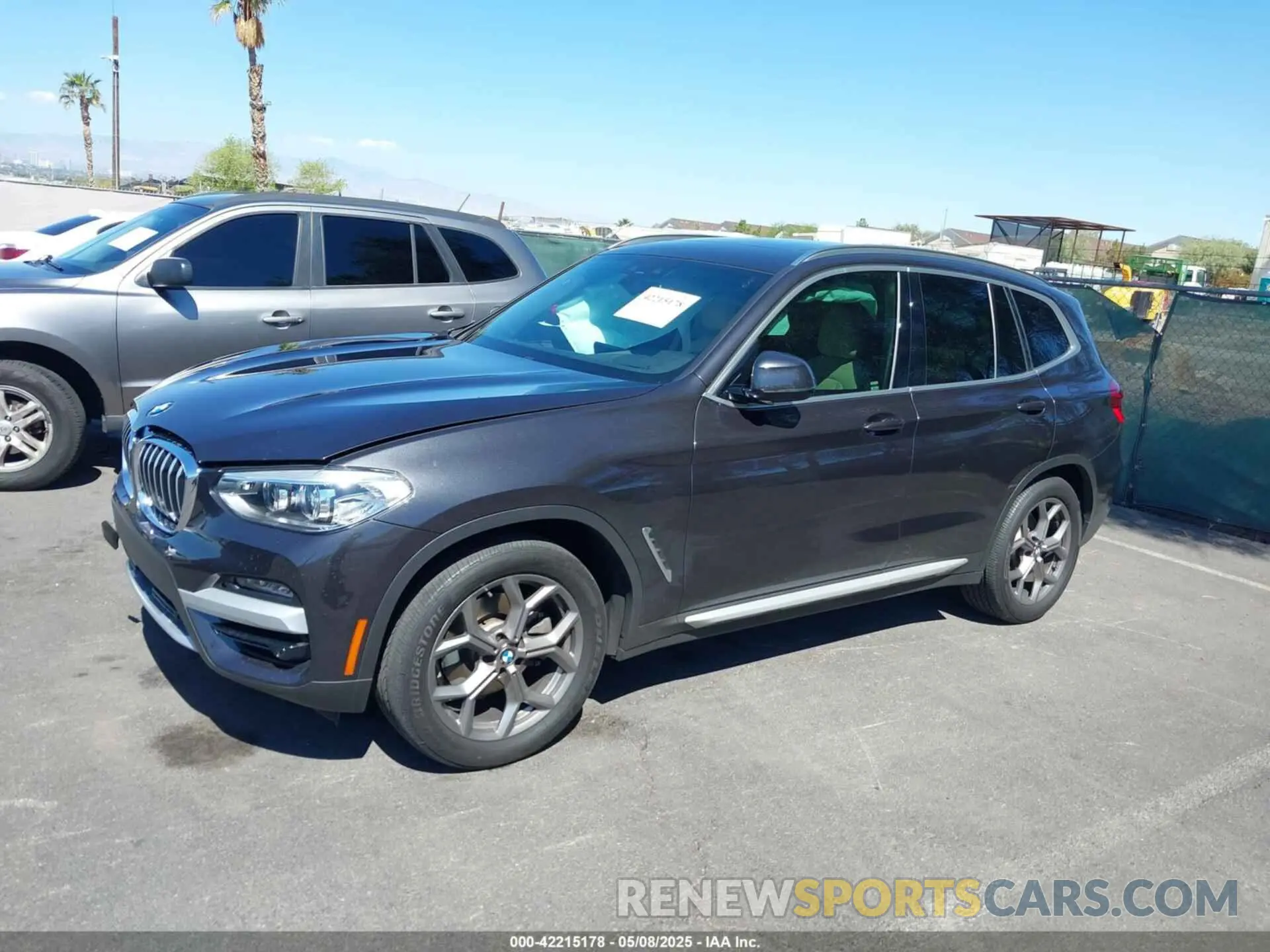 14 fotografías del automóvil dañado 5UXTY5C00M9E87427 BMW X3 2021
