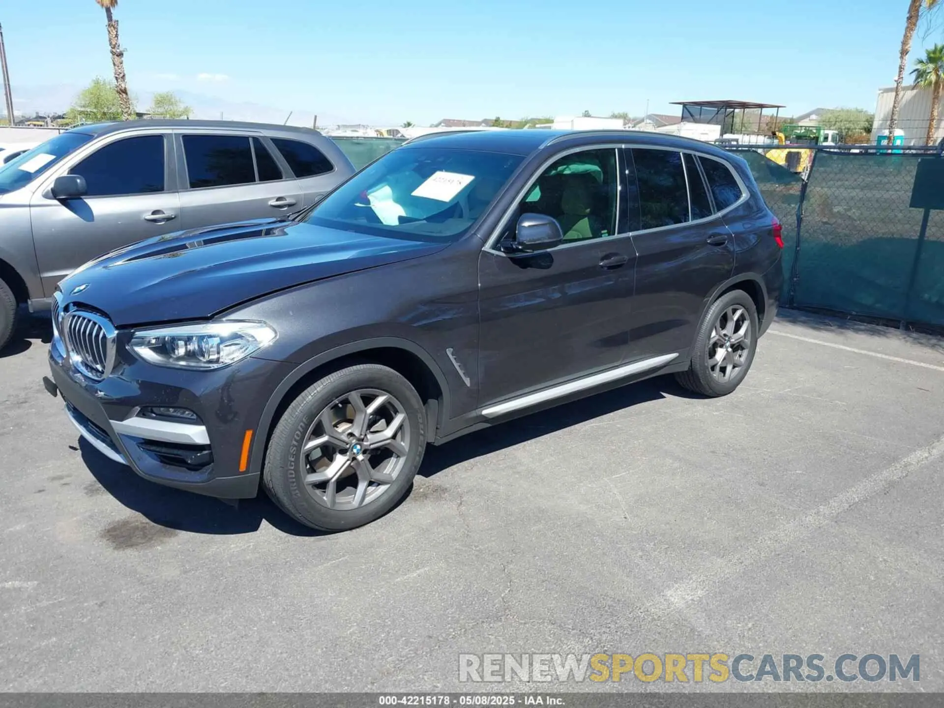 2 fotografías del automóvil dañado 5UXTY5C00M9E87427 BMW X3 2021