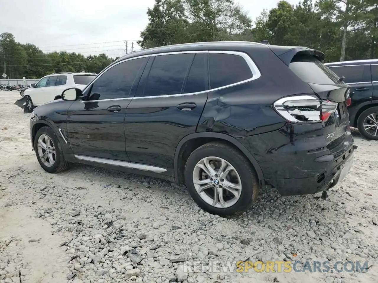 2 fotografías del automóvil dañado 5UXTY5C00M9F99211 BMW X3 2021