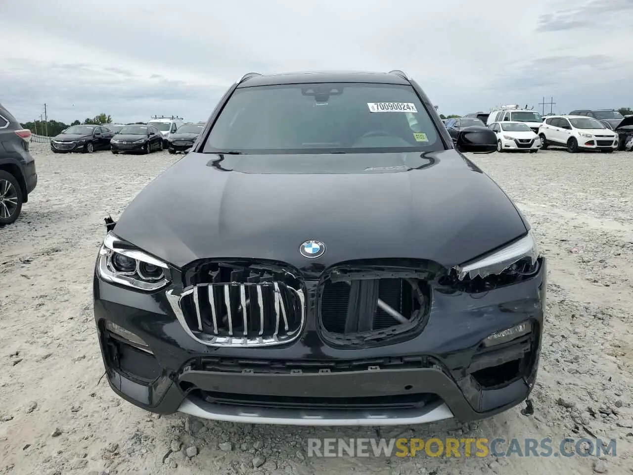 5 fotografías del automóvil dañado 5UXTY5C00M9F99211 BMW X3 2021