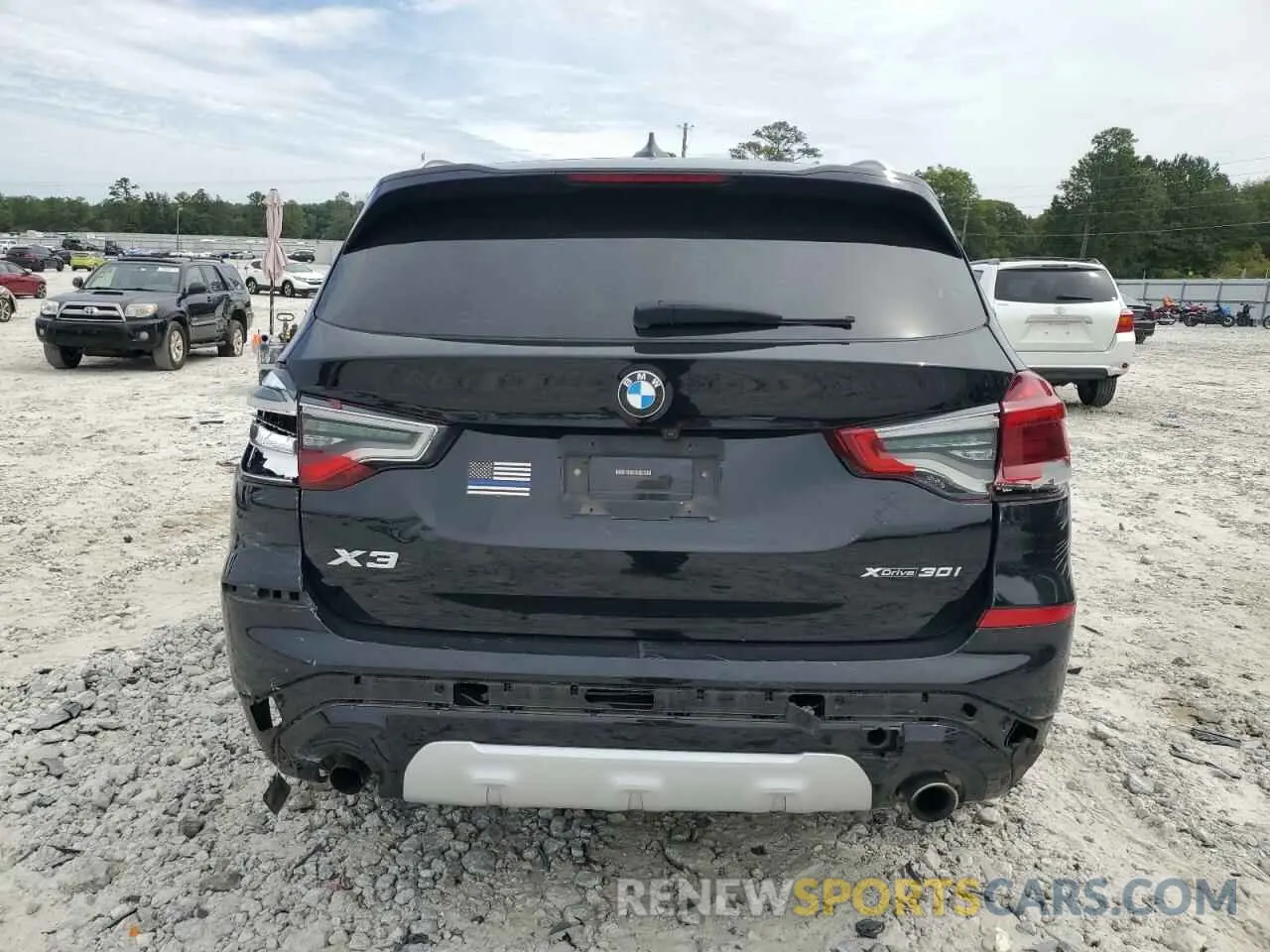 6 fotografías del automóvil dañado 5UXTY5C00M9F99211 BMW X3 2021