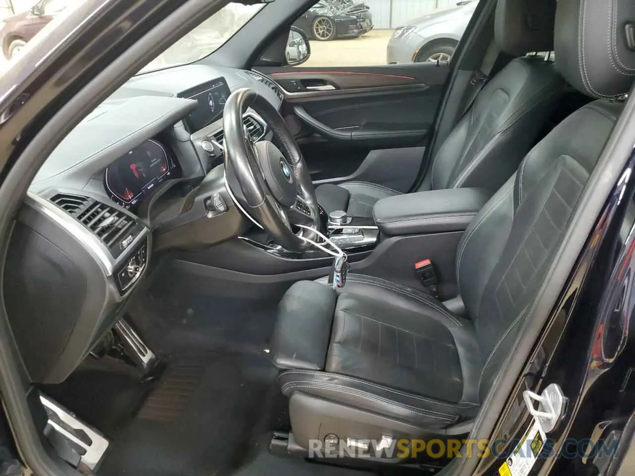 7 fotografías del automóvil dañado 5UXTY5C00M9F99368 BMW X3 2021