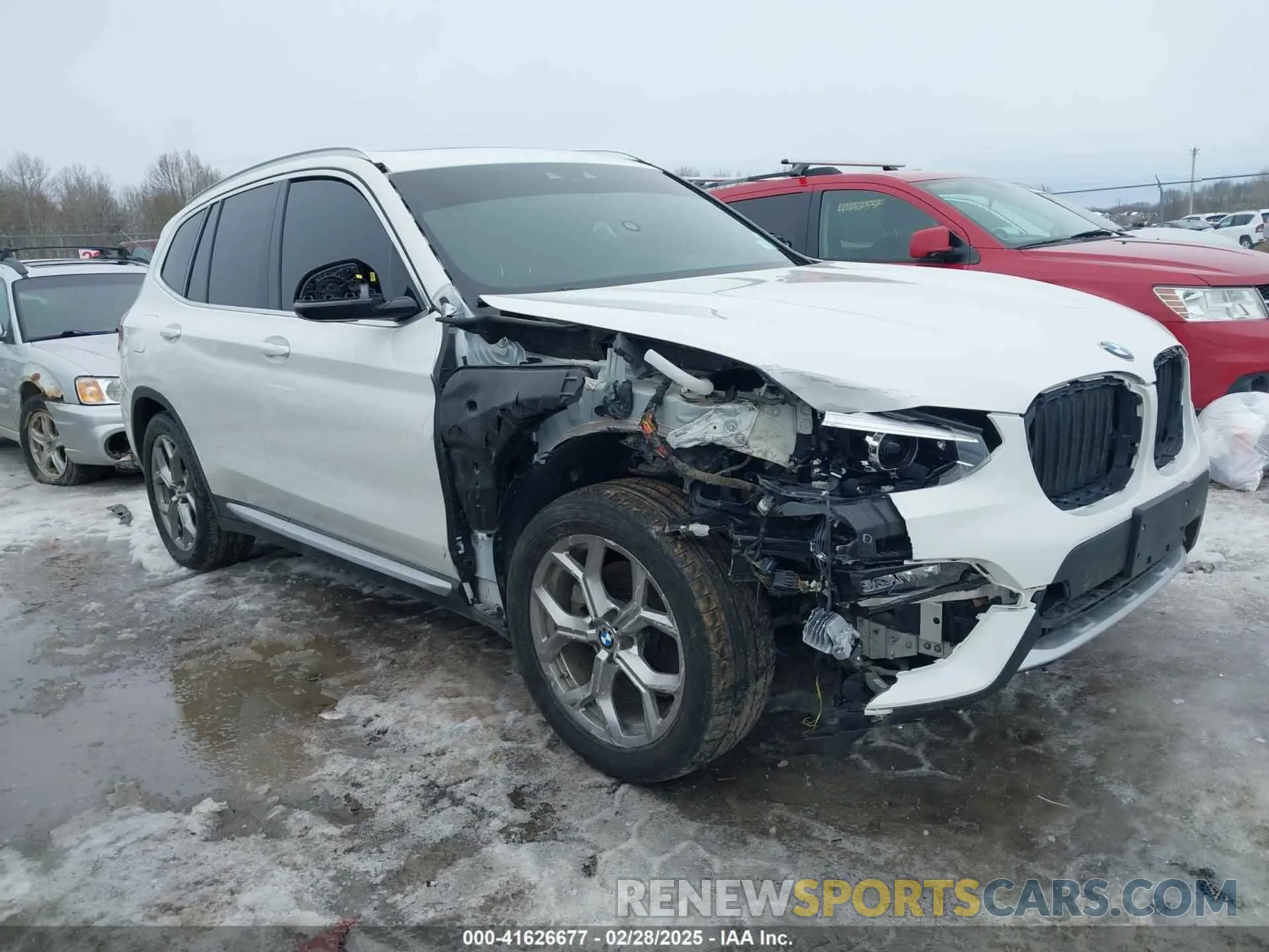 1 fotografías del automóvil dañado 5UXTY5C00M9G20624 BMW X3 2021