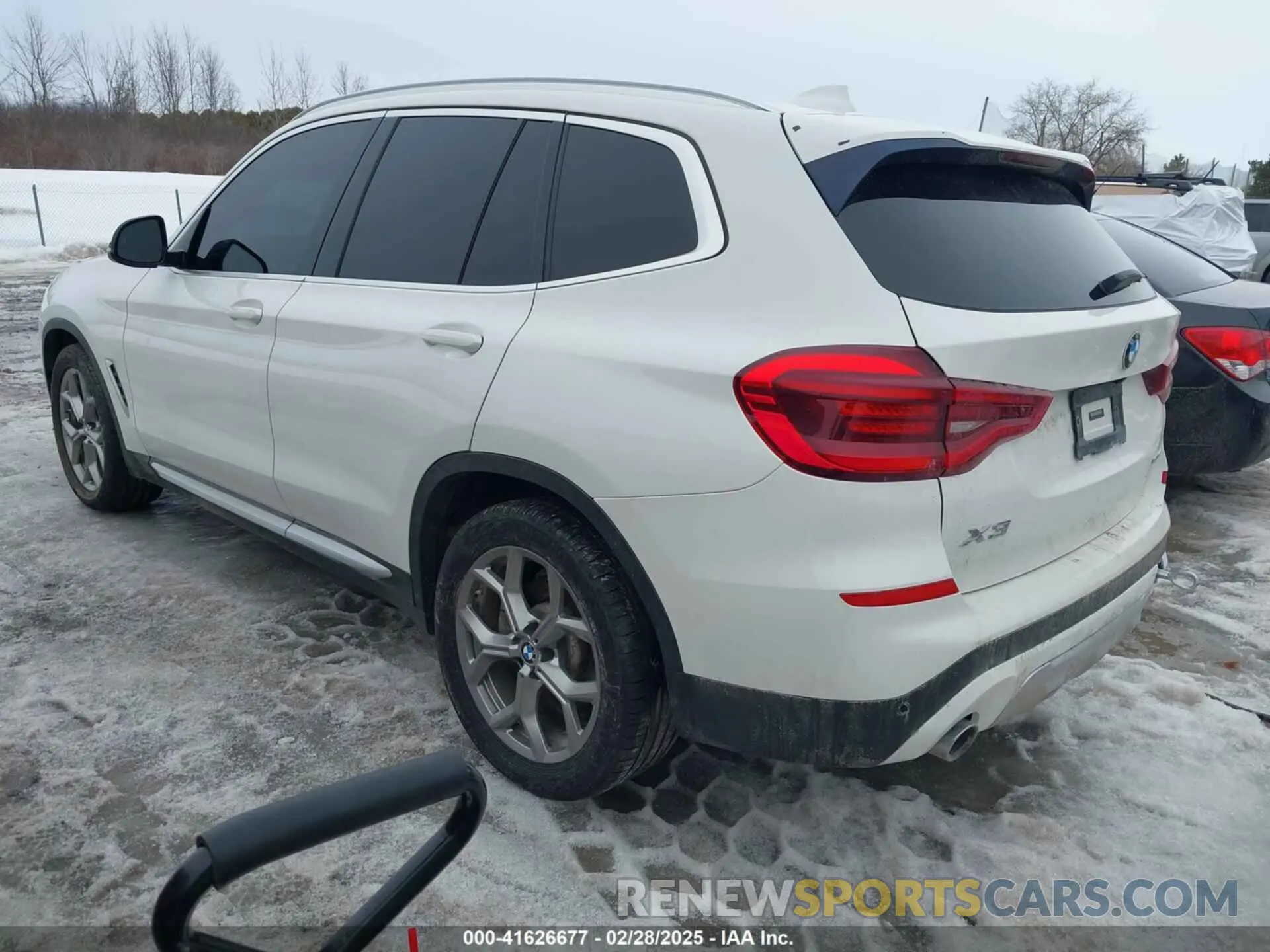 3 fotografías del automóvil dañado 5UXTY5C00M9G20624 BMW X3 2021