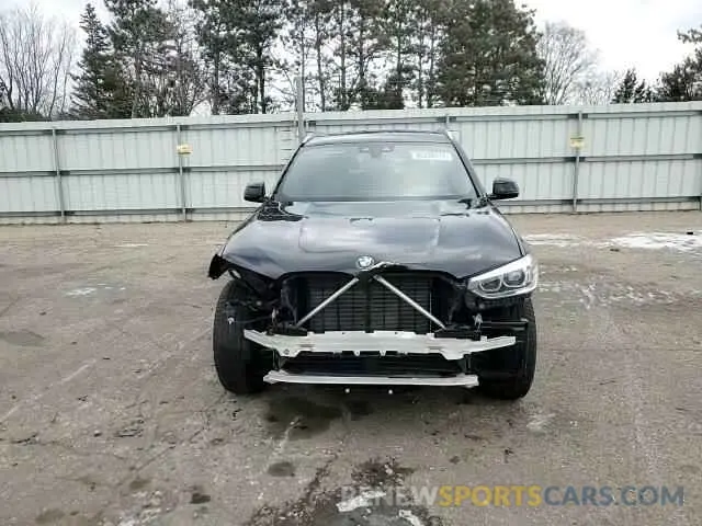11 fotografías del automóvil dañado 5UXTY5C00M9G20803 BMW X3 2021