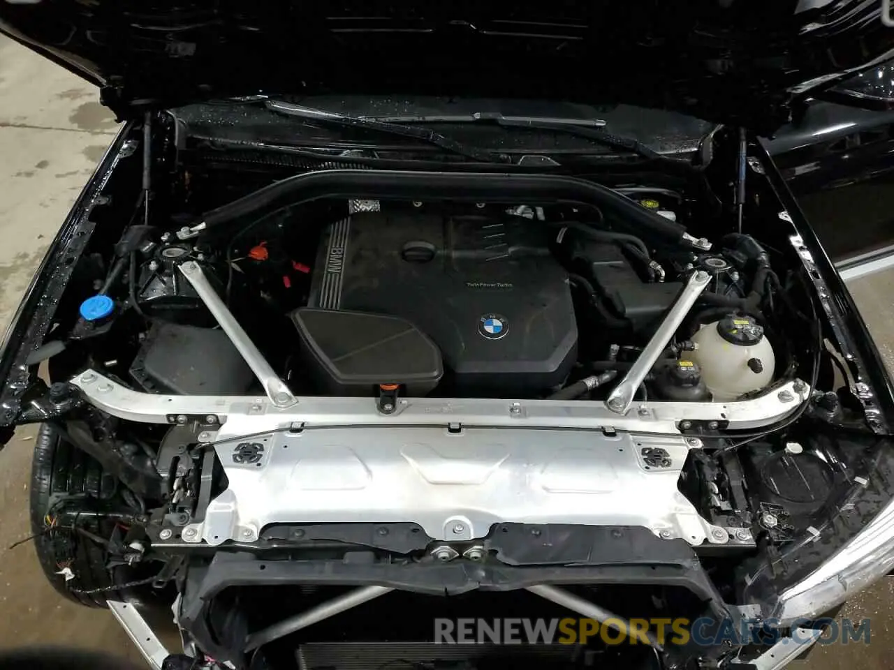 13 fotografías del automóvil dañado 5UXTY5C00M9G20803 BMW X3 2021