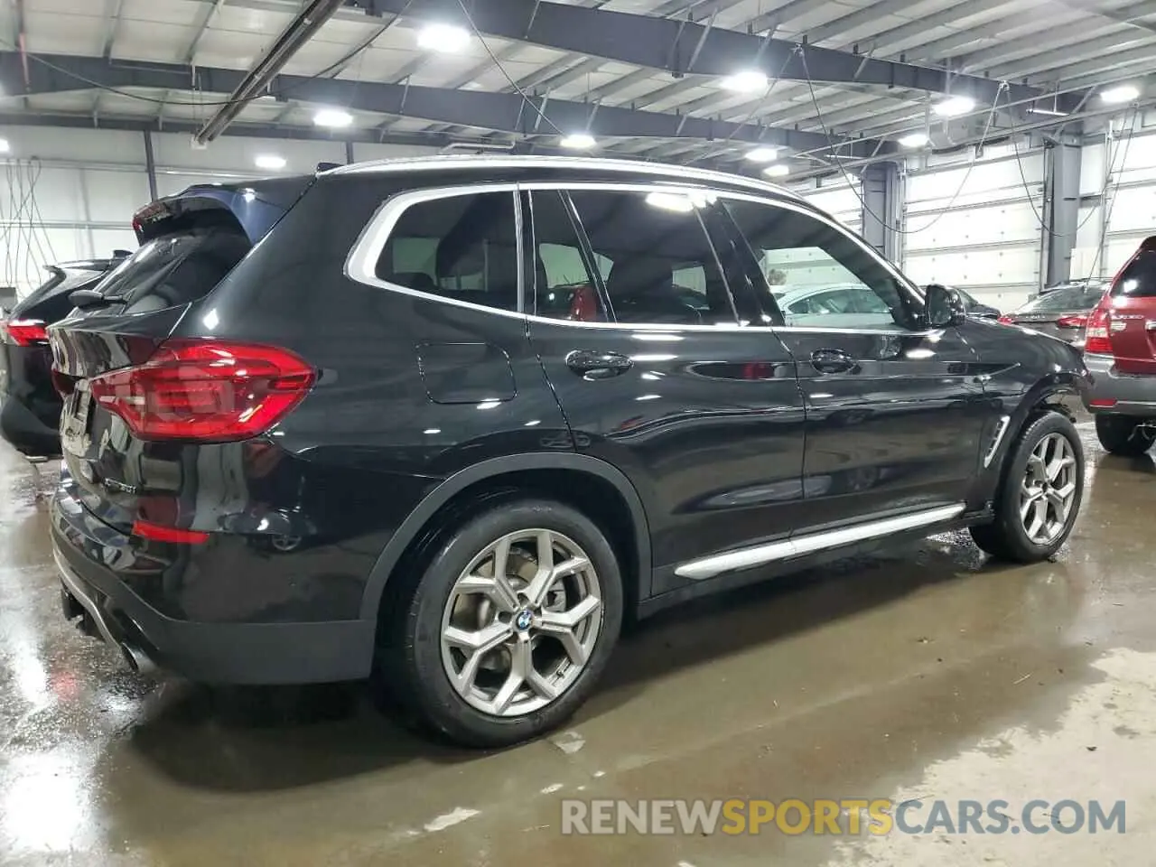 3 fotografías del automóvil dañado 5UXTY5C00M9G20803 BMW X3 2021