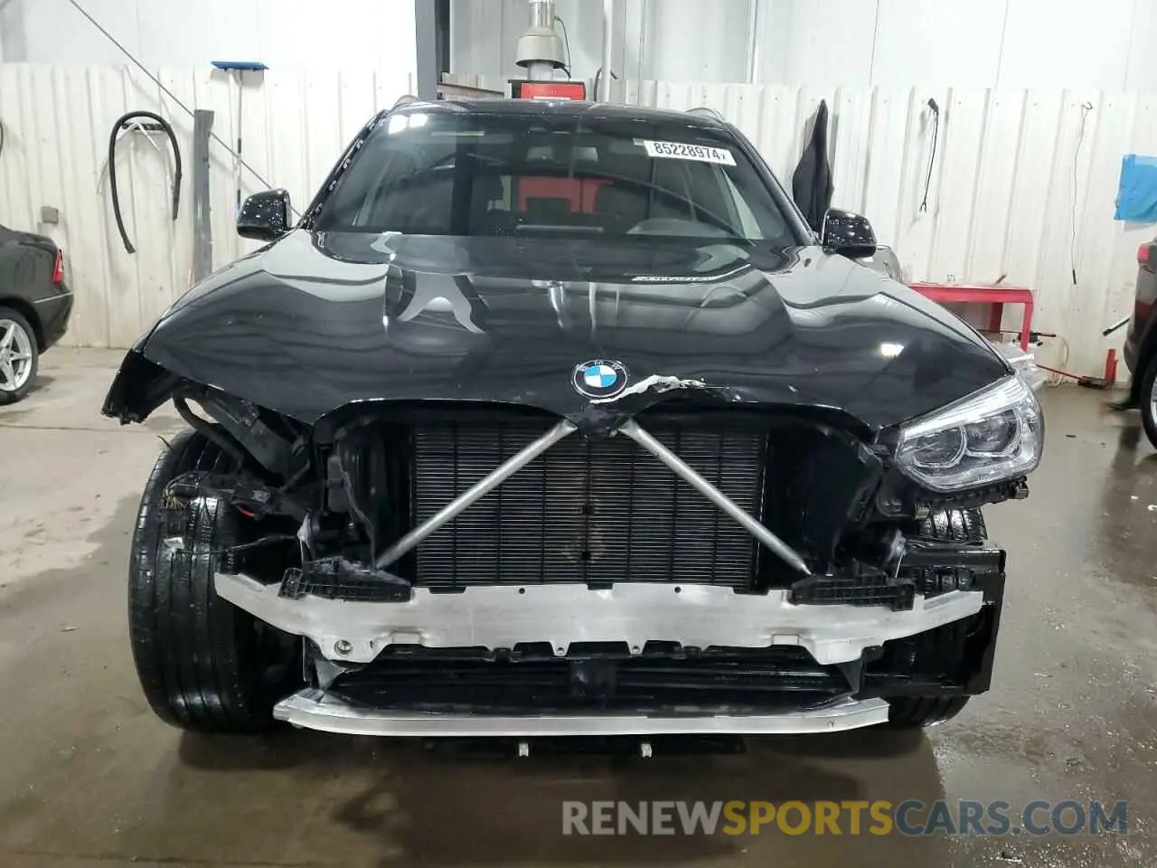 5 fotografías del automóvil dañado 5UXTY5C00M9G20803 BMW X3 2021