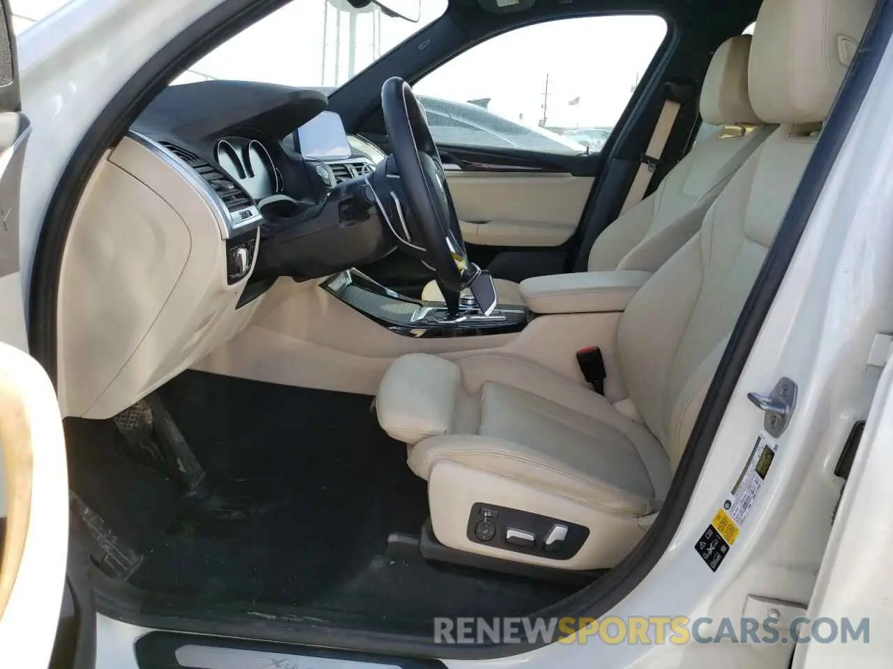7 fotografías del automóvil dañado 5UXTY5C00M9G40162 BMW X3 2021