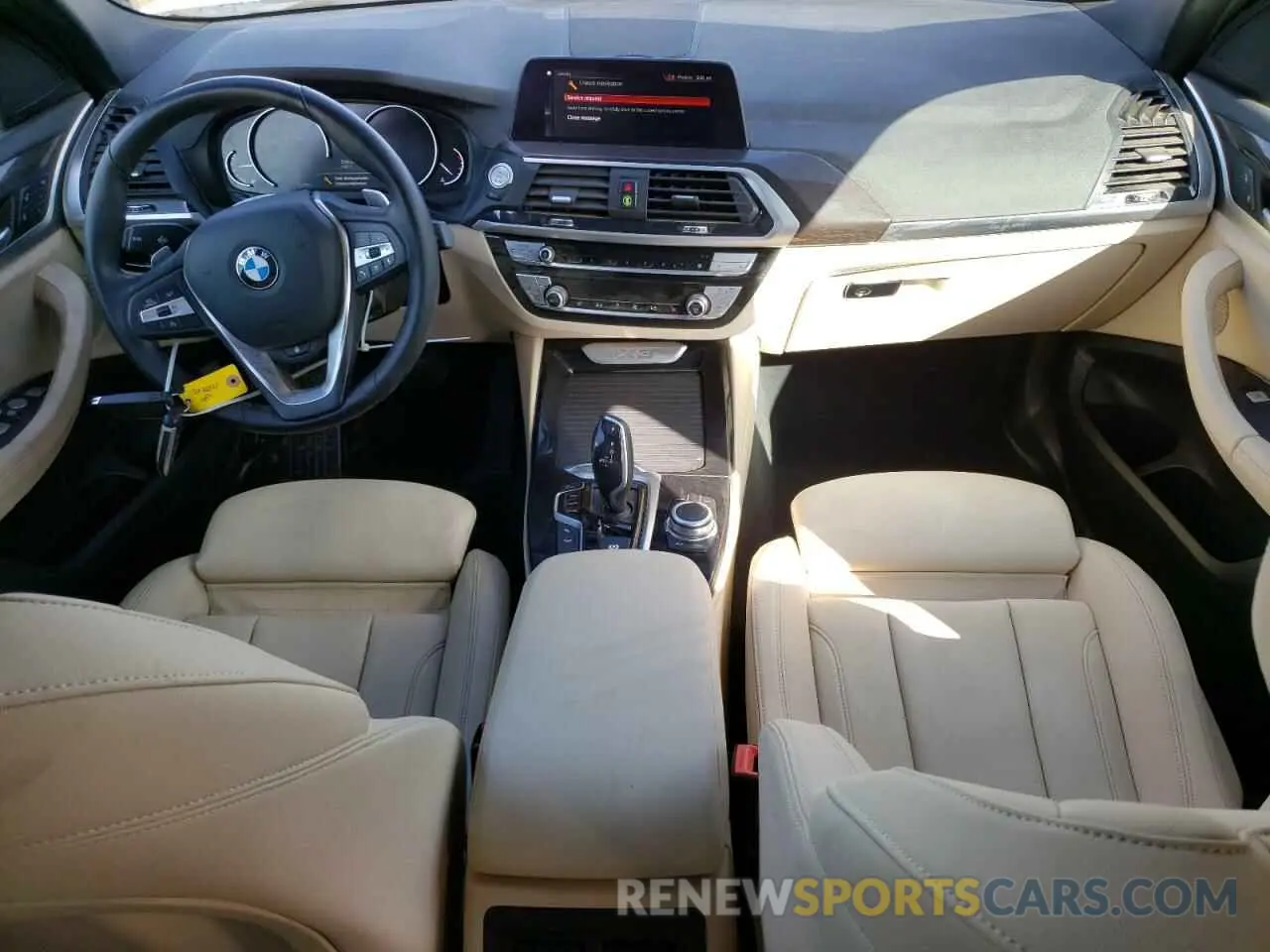 8 fotografías del automóvil dañado 5UXTY5C00M9G40162 BMW X3 2021
