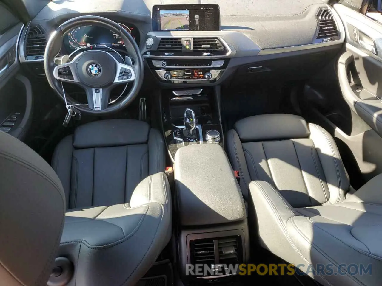 8 fotografías del automóvil dañado 5UXTY5C00M9H43999 BMW X3 2021