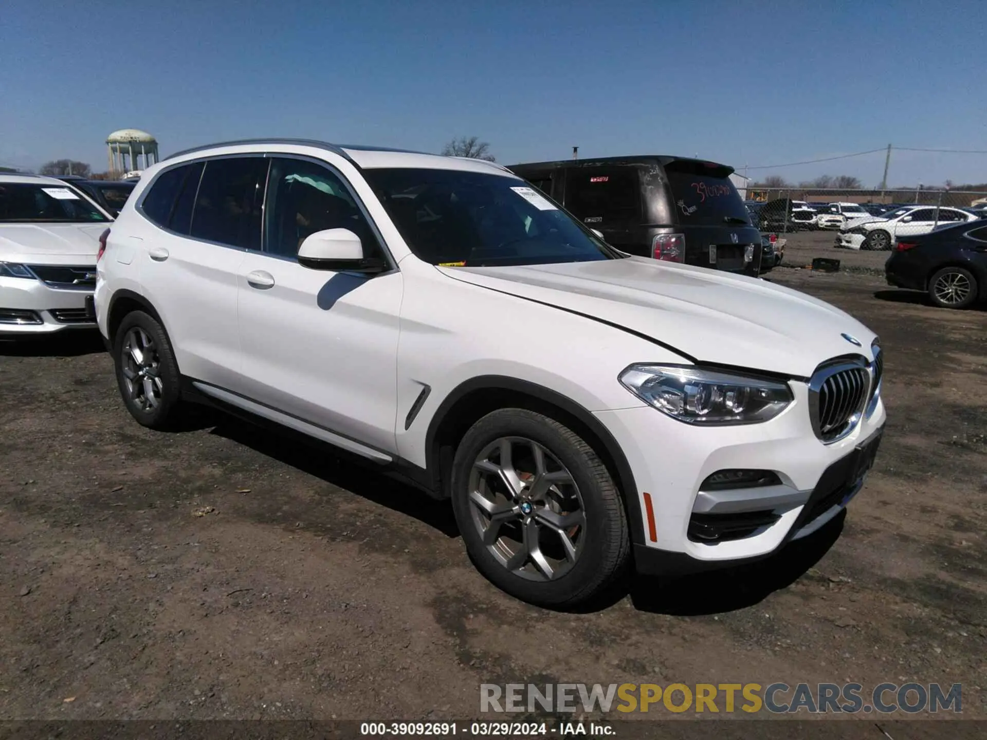 1 fotografías del automóvil dañado 5UXTY5C01M9D81892 BMW X3 2021