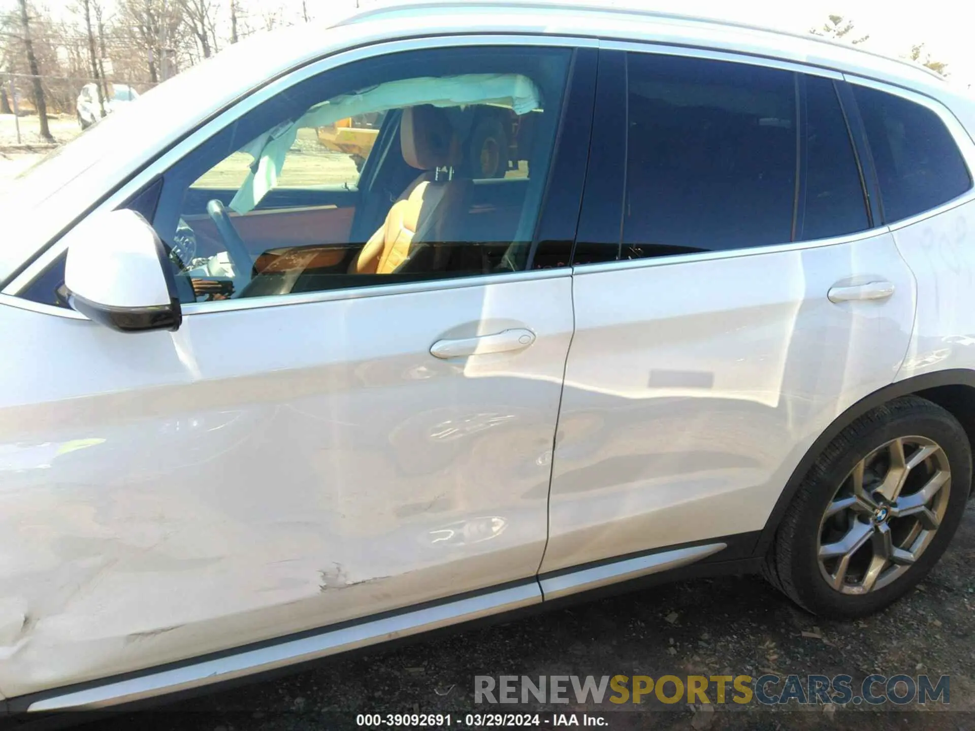 14 fotografías del automóvil dañado 5UXTY5C01M9D81892 BMW X3 2021