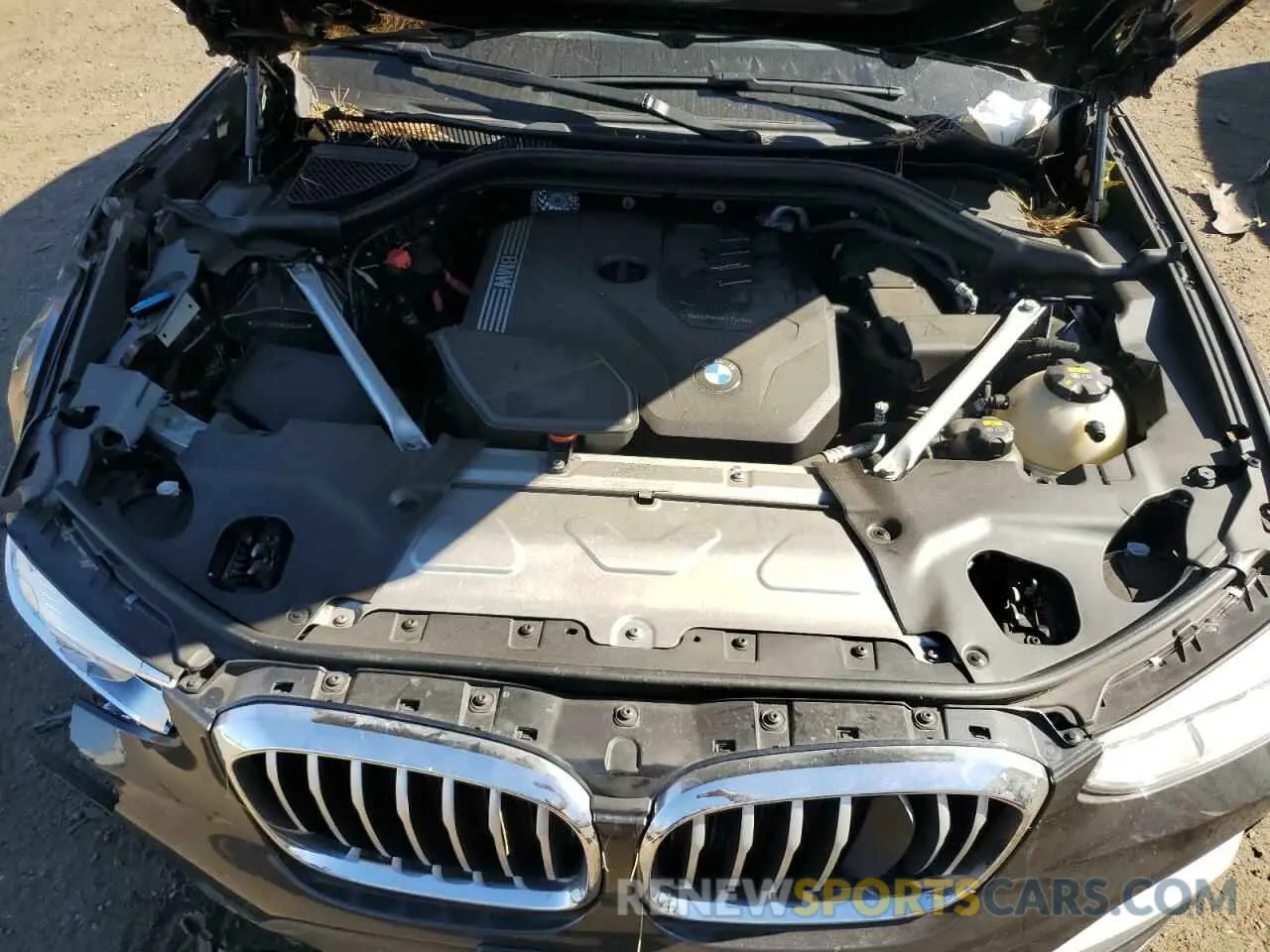 12 fotografías del automóvil dañado 5UXTY5C01M9E04460 BMW X3 2021