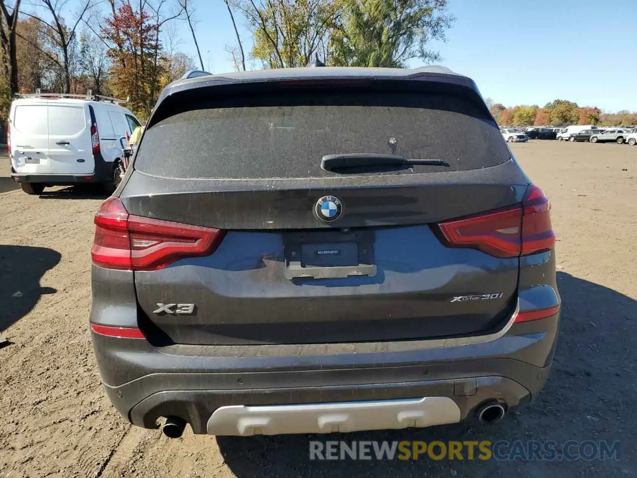 6 fotografías del automóvil dañado 5UXTY5C01M9E04460 BMW X3 2021