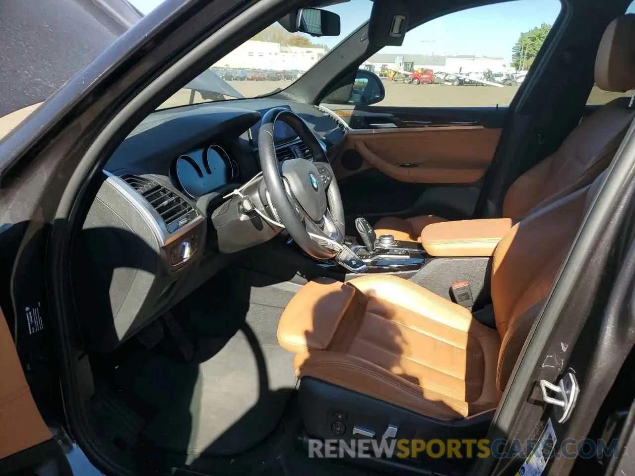 7 fotografías del automóvil dañado 5UXTY5C01M9E04460 BMW X3 2021