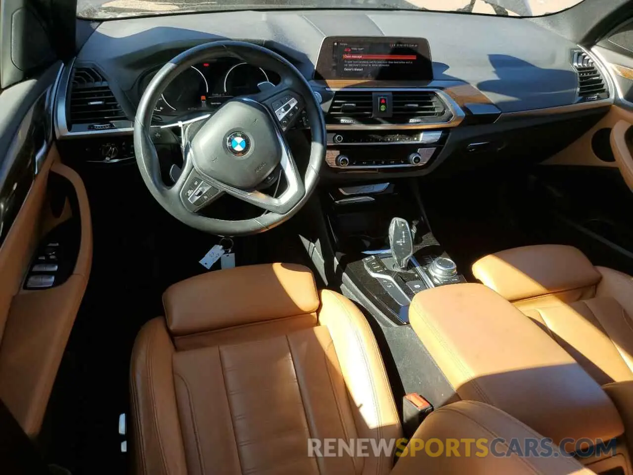 8 fotografías del automóvil dañado 5UXTY5C01M9E04460 BMW X3 2021