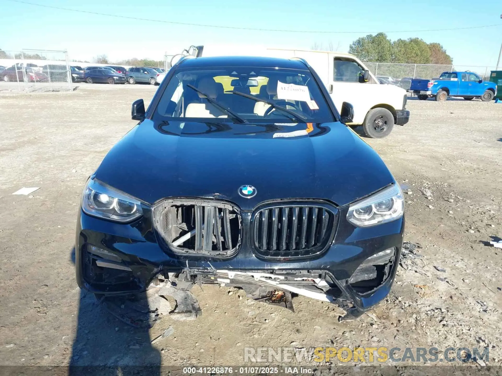 12 fotografías del automóvil dañado 5UXTY5C01M9E13921 BMW X3 2021