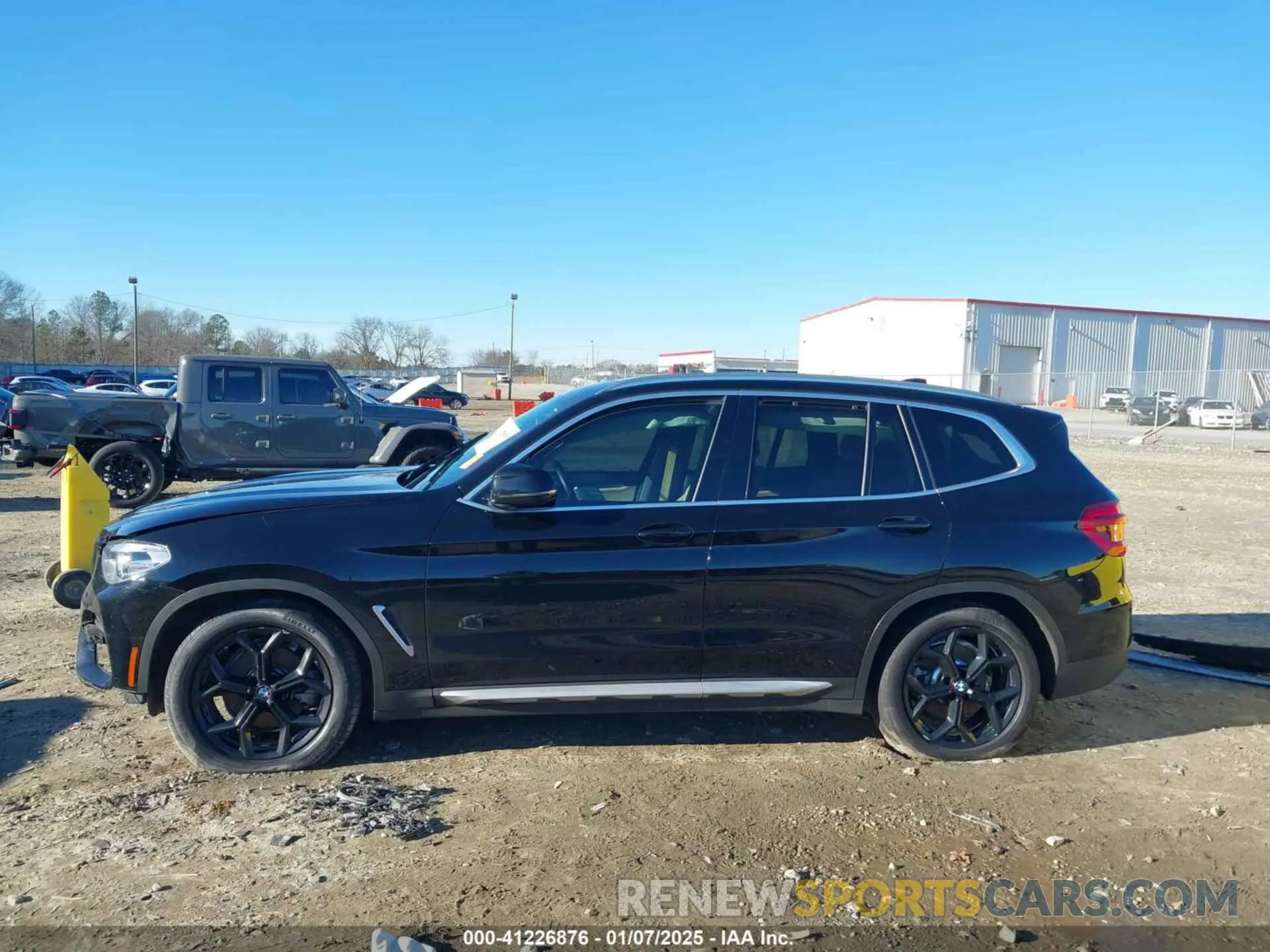 14 fotografías del automóvil dañado 5UXTY5C01M9E13921 BMW X3 2021