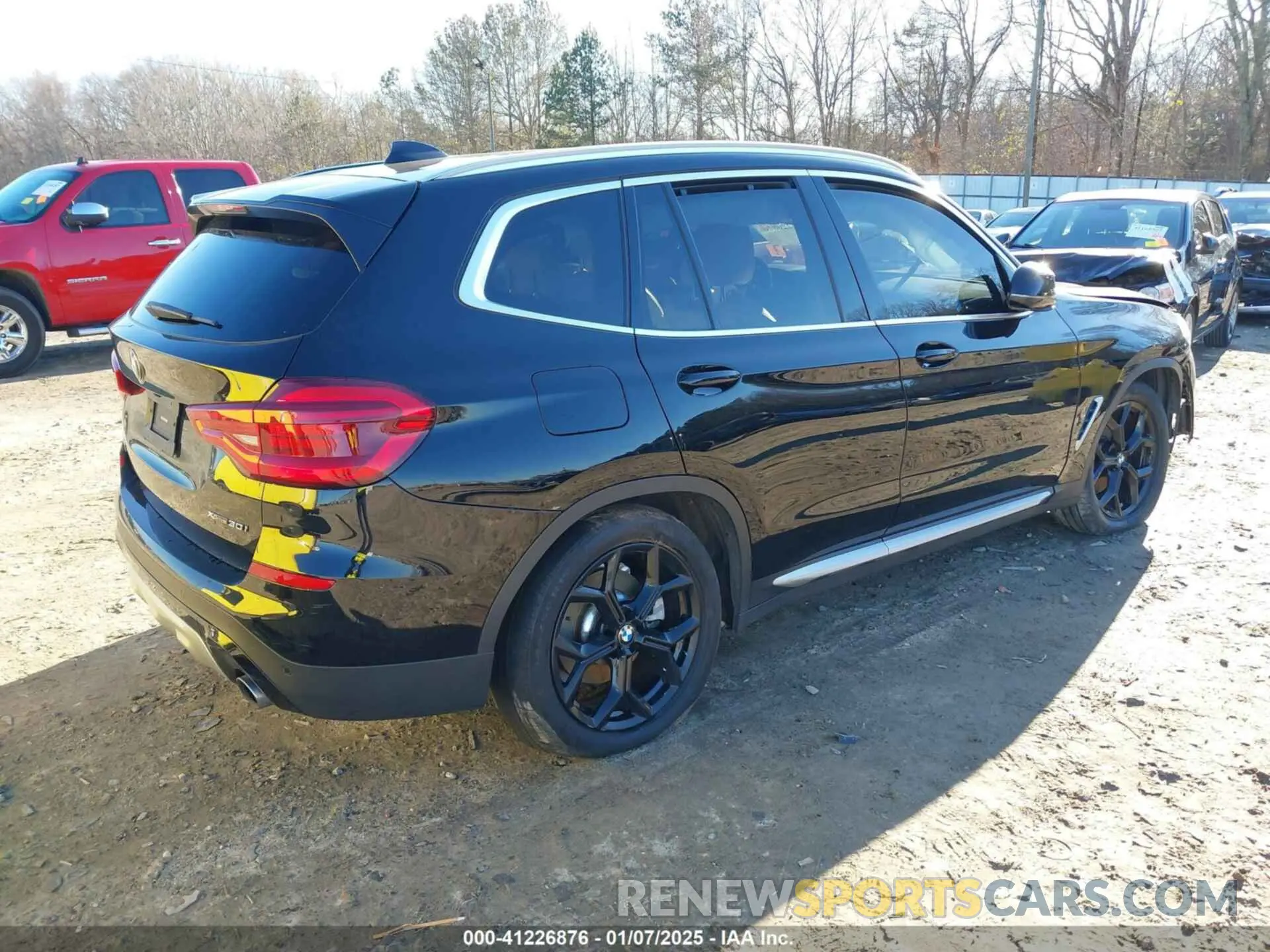 4 fotografías del automóvil dañado 5UXTY5C01M9E13921 BMW X3 2021