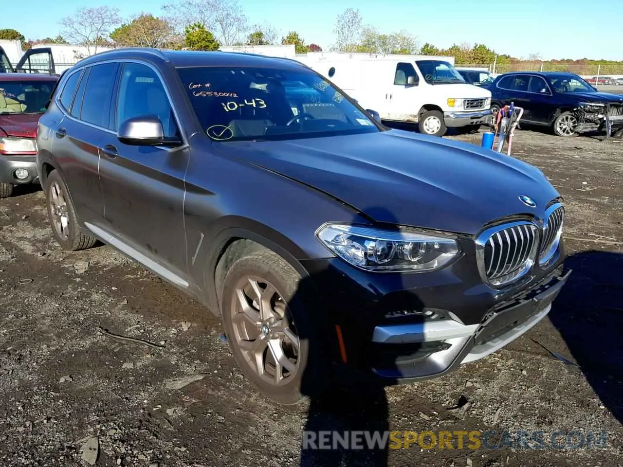 1 fotografías del automóvil dañado 5UXTY5C01M9E68899 BMW X3 2021