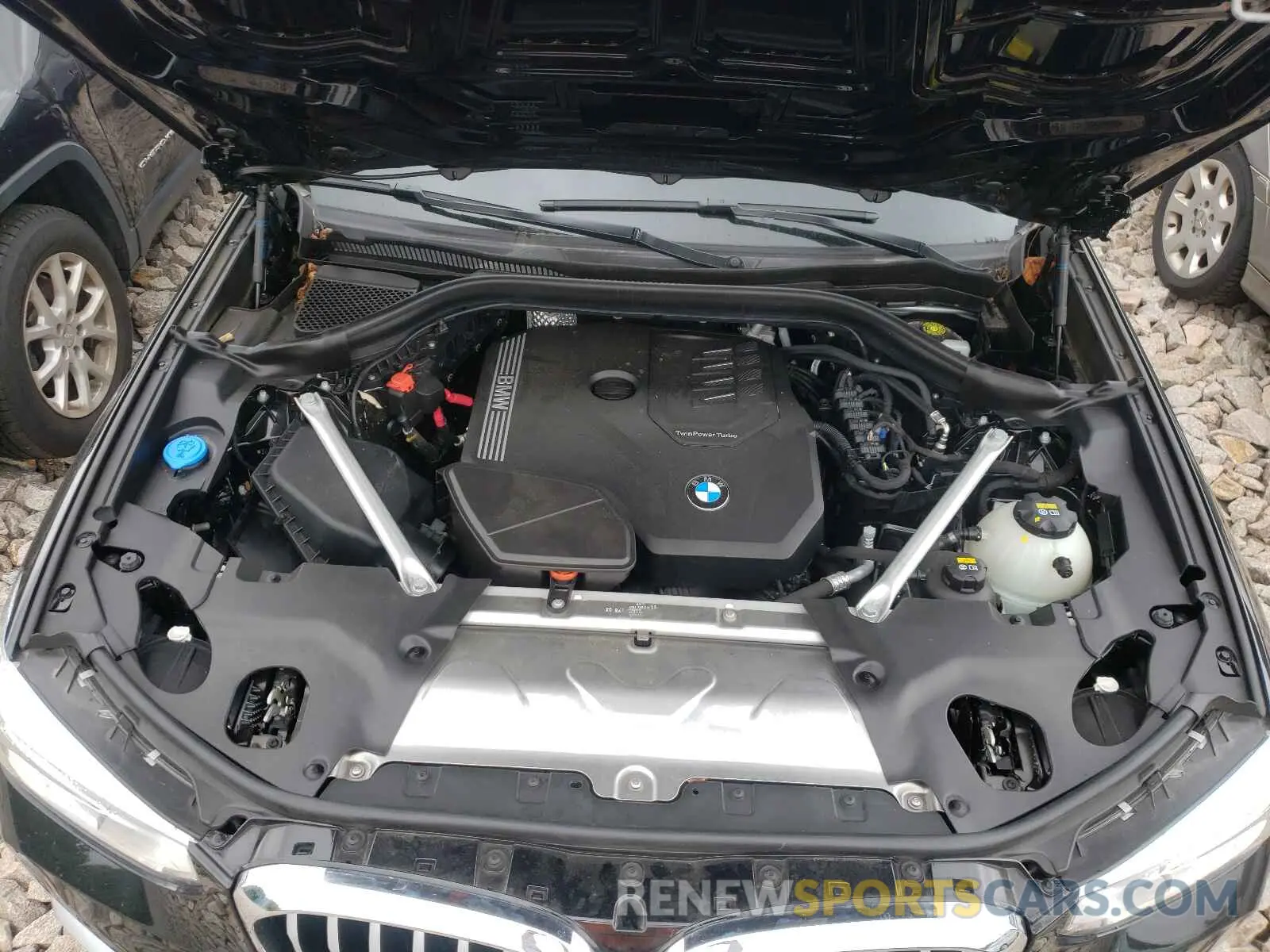 7 fotografías del automóvil dañado 5UXTY5C01M9E70801 BMW X3 2021
