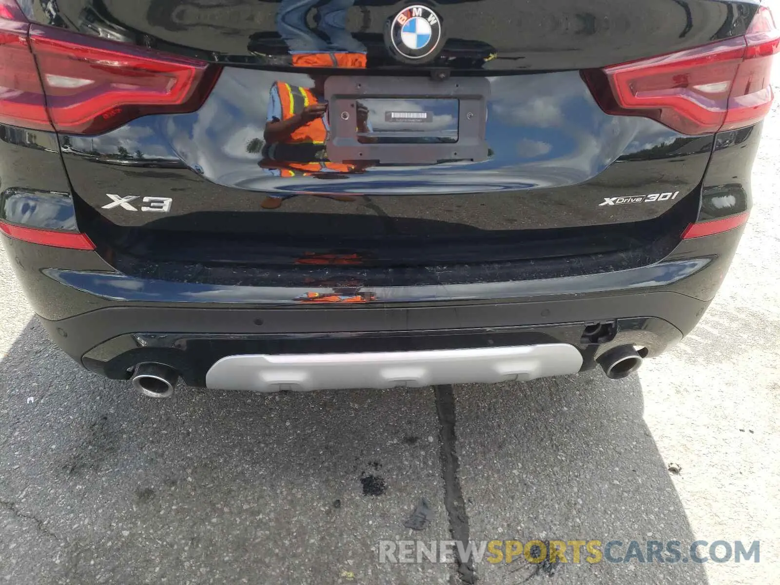 9 fotografías del automóvil dañado 5UXTY5C01M9E70801 BMW X3 2021