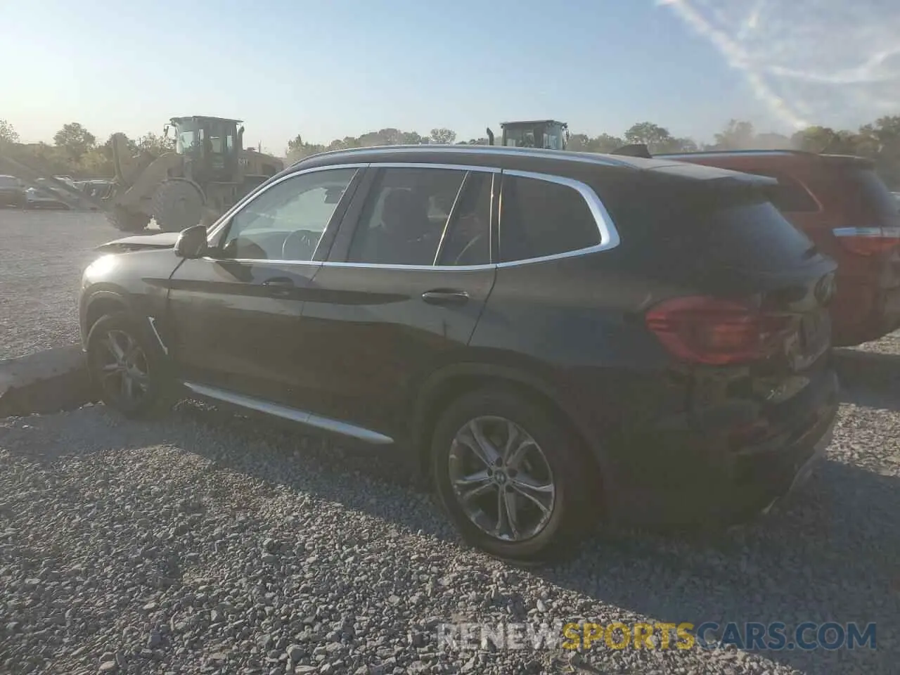 2 fotografías del automóvil dañado 5UXTY5C01M9F31032 BMW X3 2021