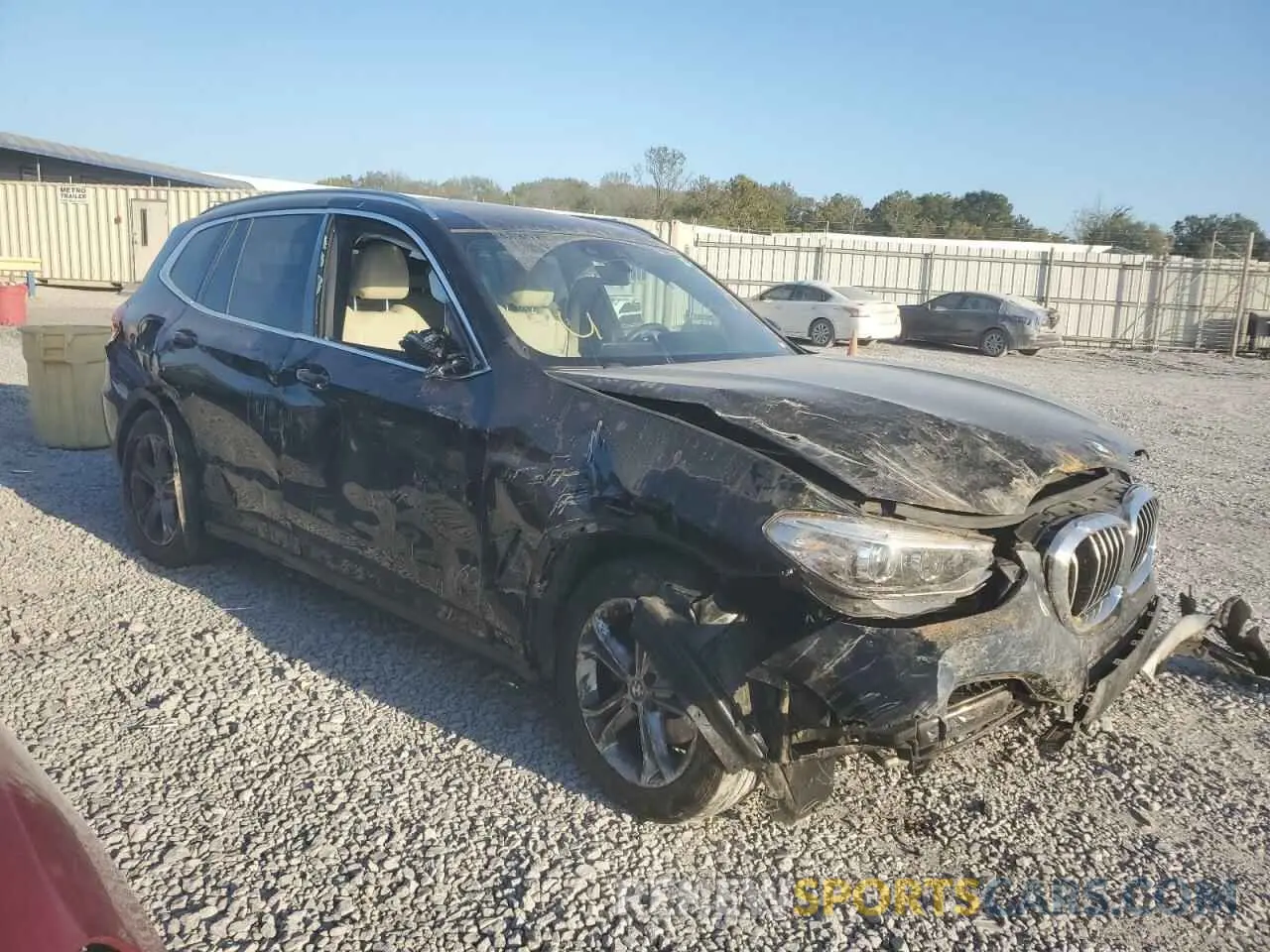 4 fotografías del automóvil dañado 5UXTY5C01M9F31032 BMW X3 2021