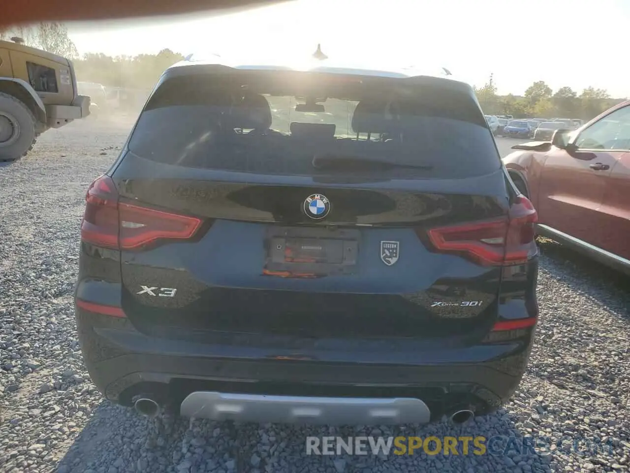 6 fotografías del automóvil dañado 5UXTY5C01M9F31032 BMW X3 2021