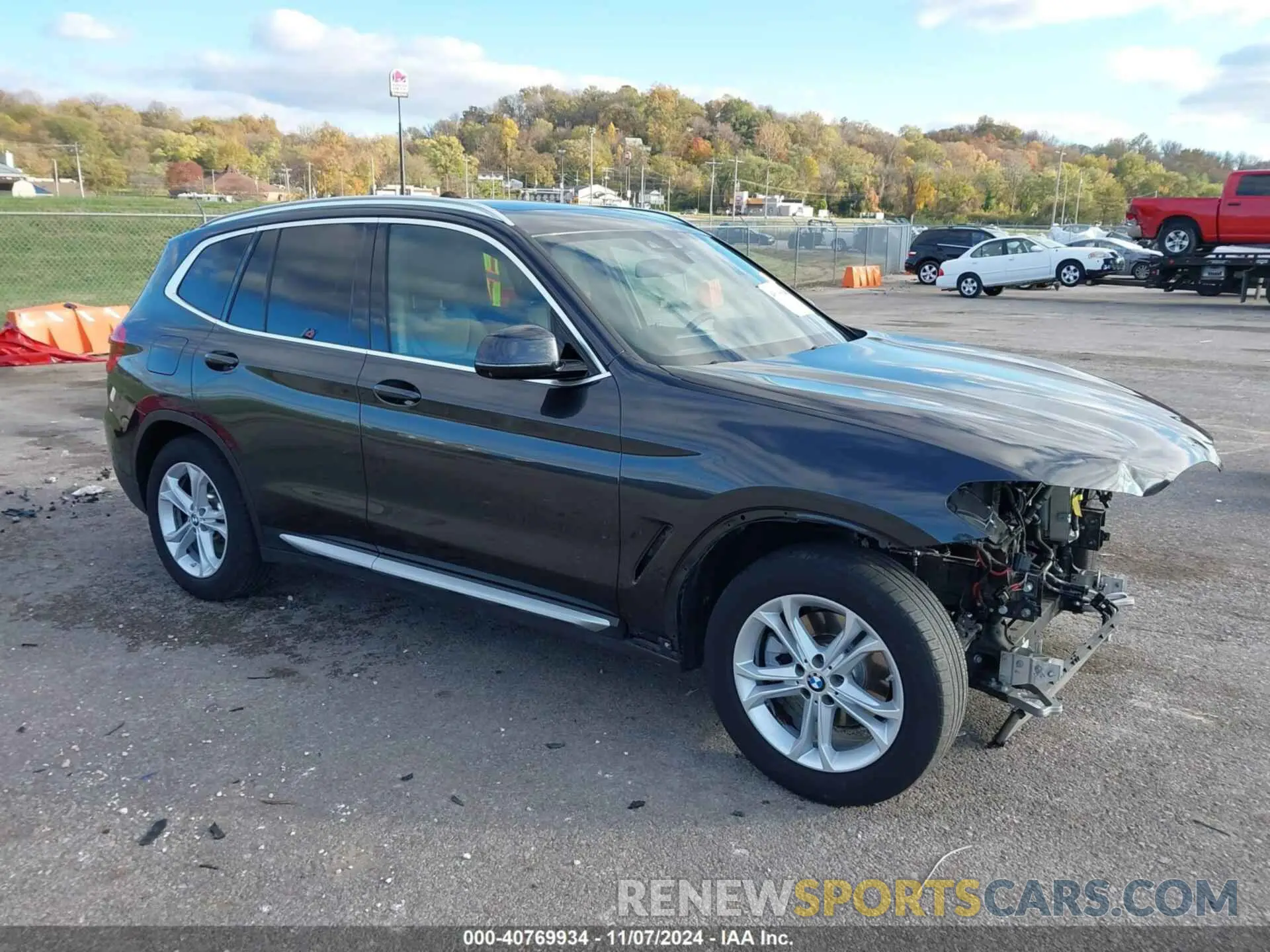 1 fotografías del automóvil dañado 5UXTY5C01M9F33198 BMW X3 2021