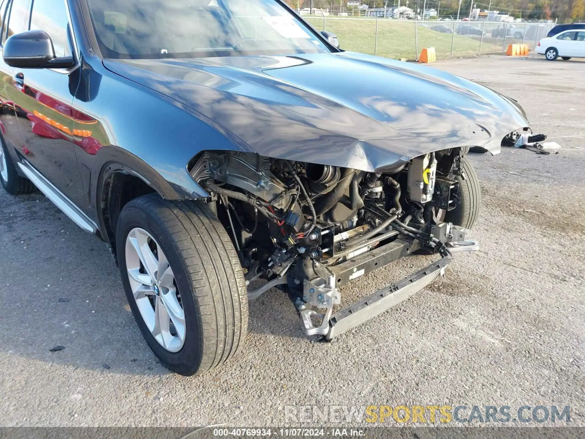 6 fotografías del automóvil dañado 5UXTY5C01M9F33198 BMW X3 2021
