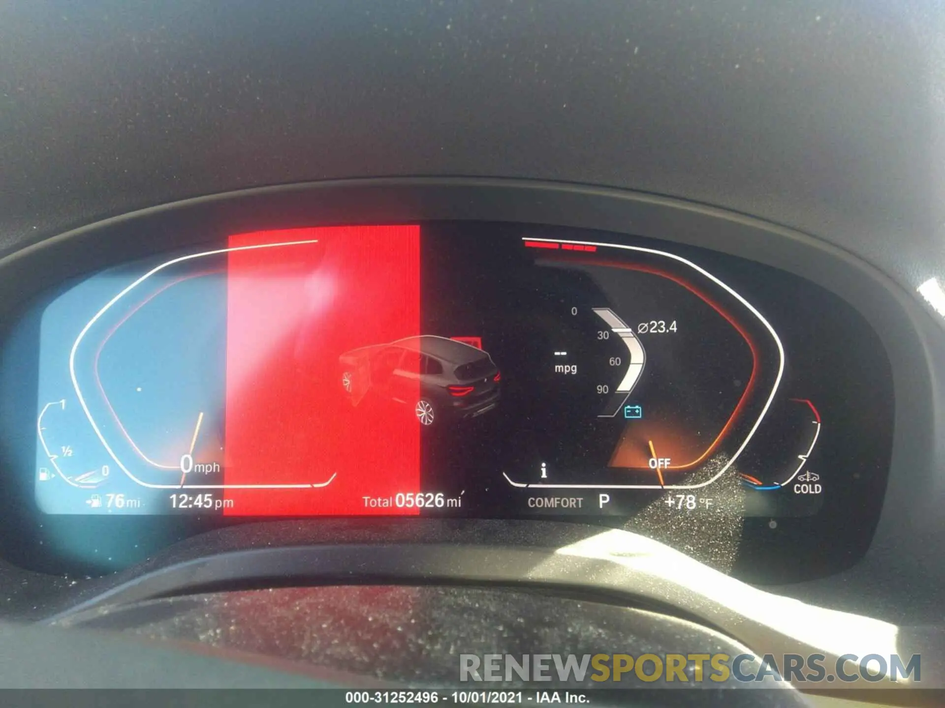 7 fotografías del automóvil dañado 5UXTY5C01M9G30949 BMW X3 2021