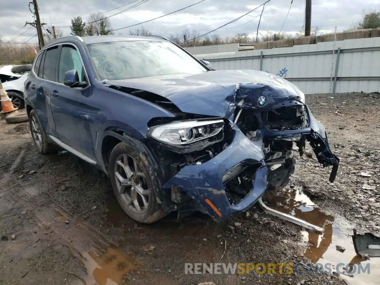 1 fotografías del automóvil dañado 5UXTY5C01M9G87572 BMW X3 2021