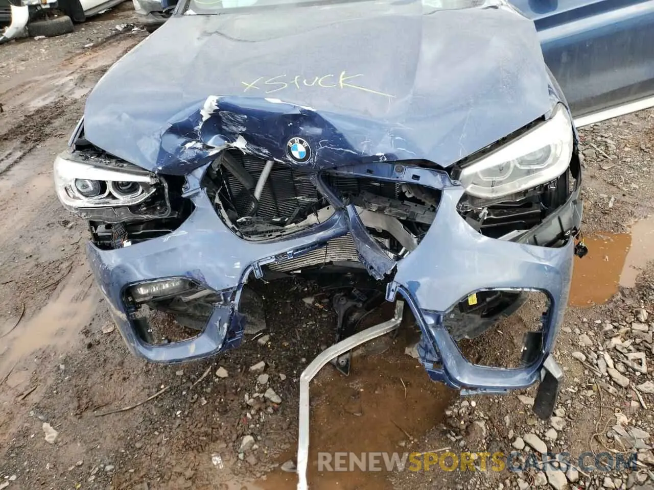 7 fotografías del automóvil dañado 5UXTY5C01M9G87572 BMW X3 2021