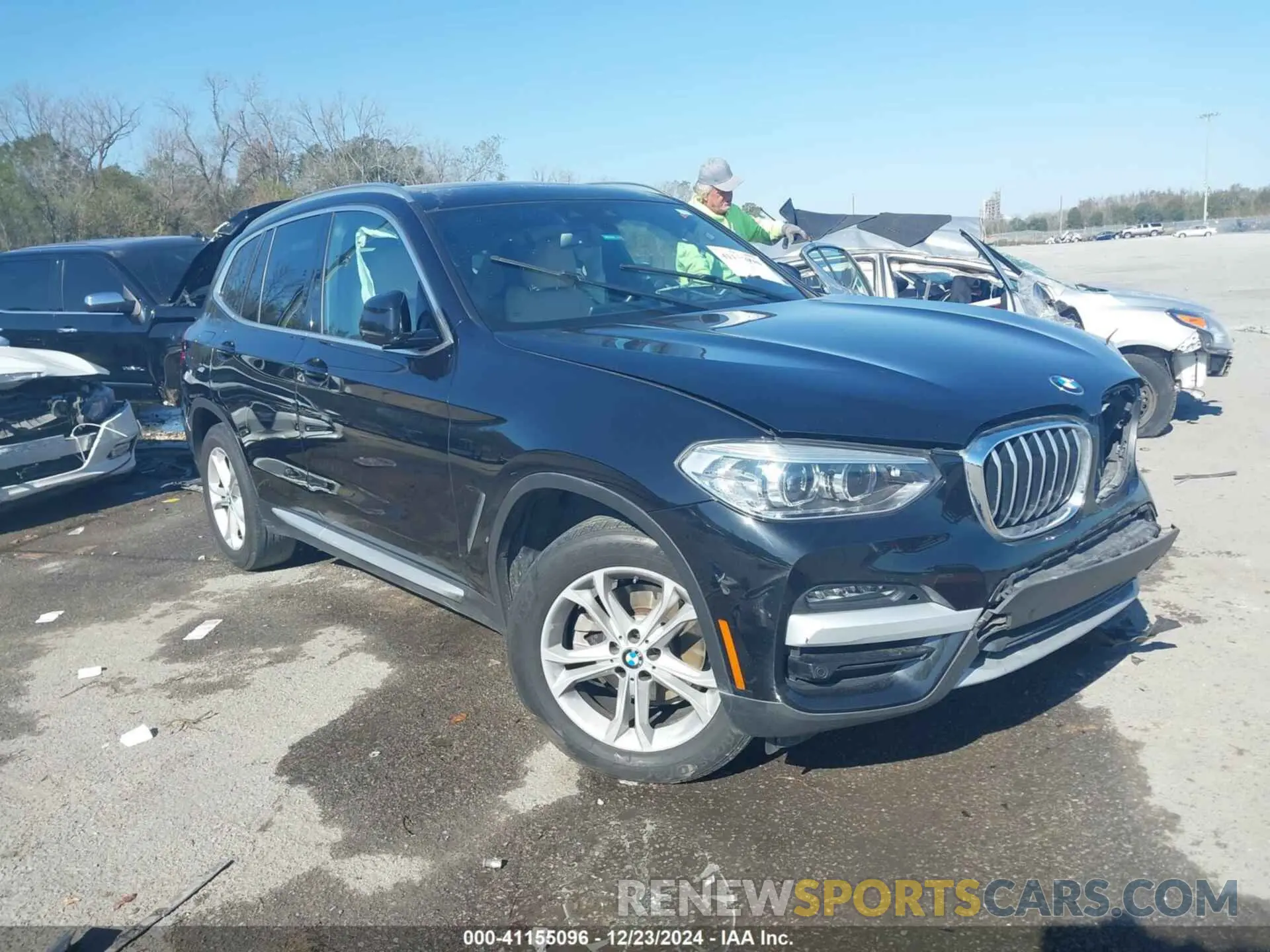 1 fotografías del automóvil dañado 5UXTY5C01M9H28900 BMW X3 2021