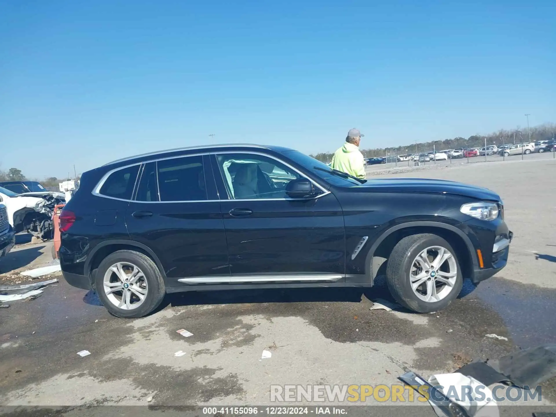 13 fotografías del automóvil dañado 5UXTY5C01M9H28900 BMW X3 2021
