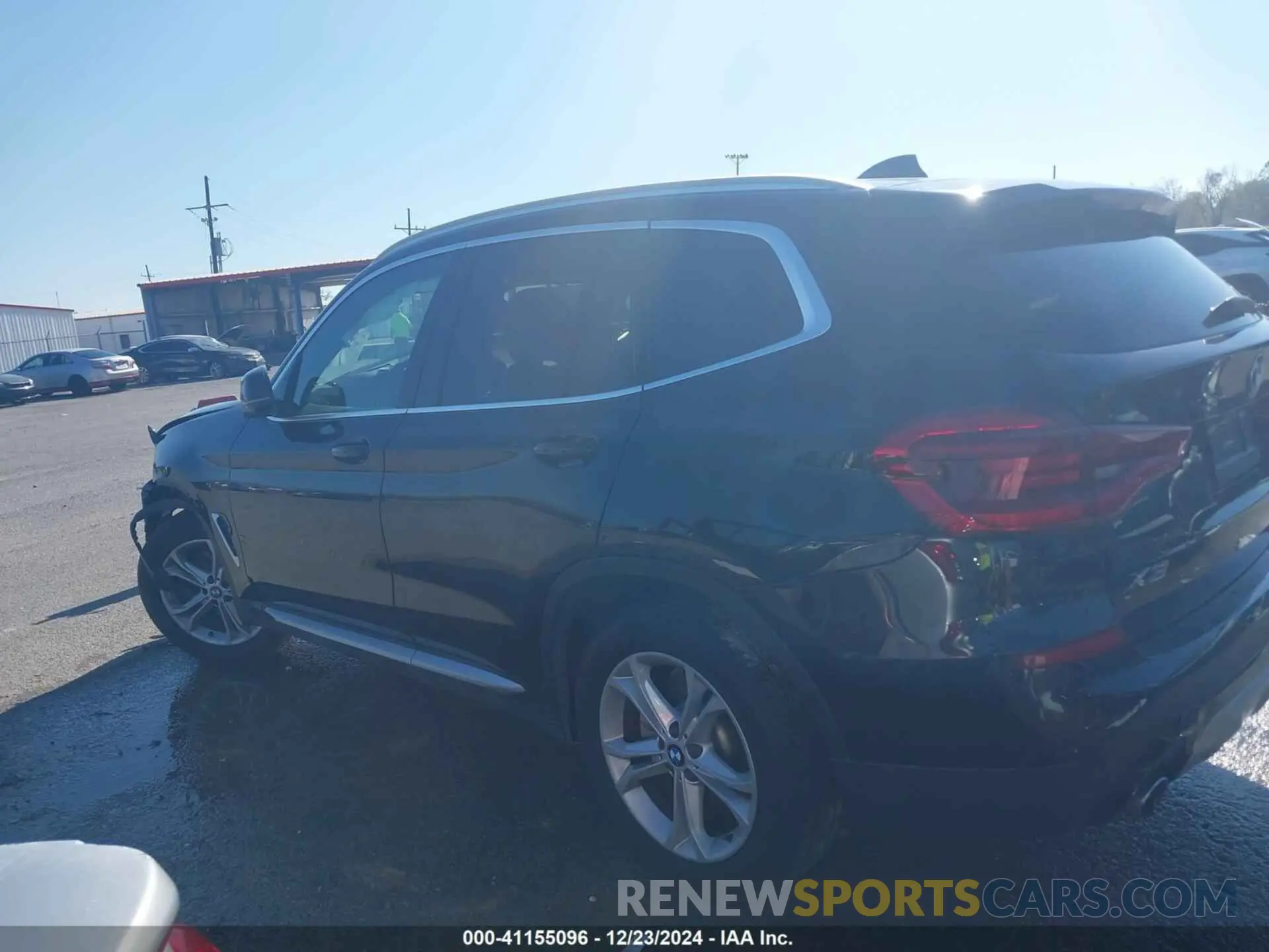14 fotografías del automóvil dañado 5UXTY5C01M9H28900 BMW X3 2021