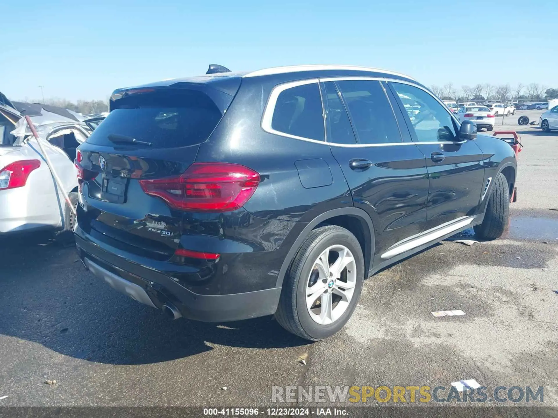 4 fotografías del automóvil dañado 5UXTY5C01M9H28900 BMW X3 2021