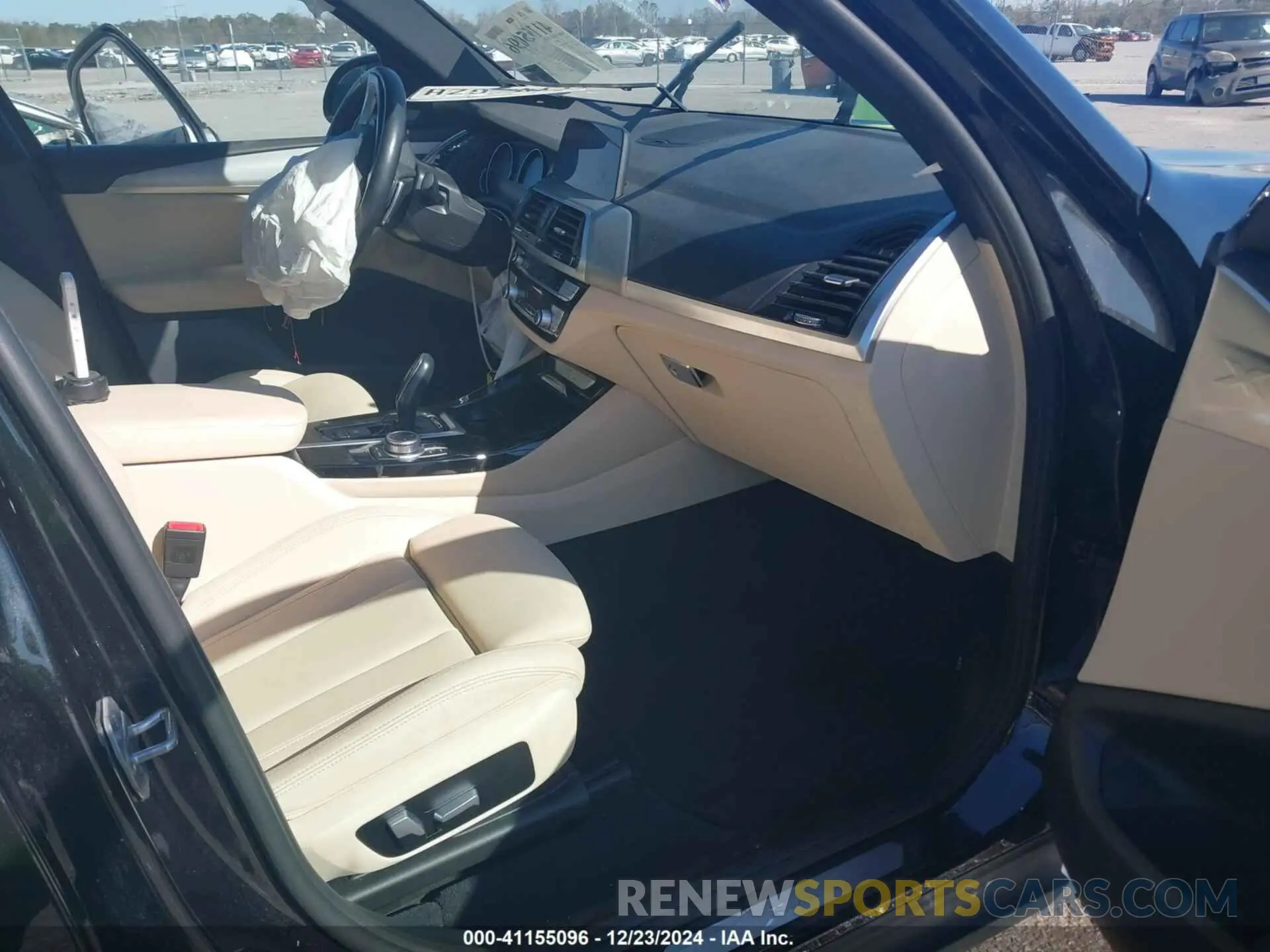 5 fotografías del automóvil dañado 5UXTY5C01M9H28900 BMW X3 2021
