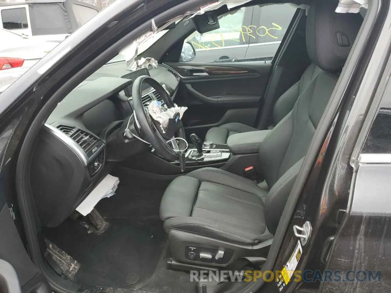 7 fotografías del automóvil dañado 5UXTY5C01M9H95240 BMW X3 2021