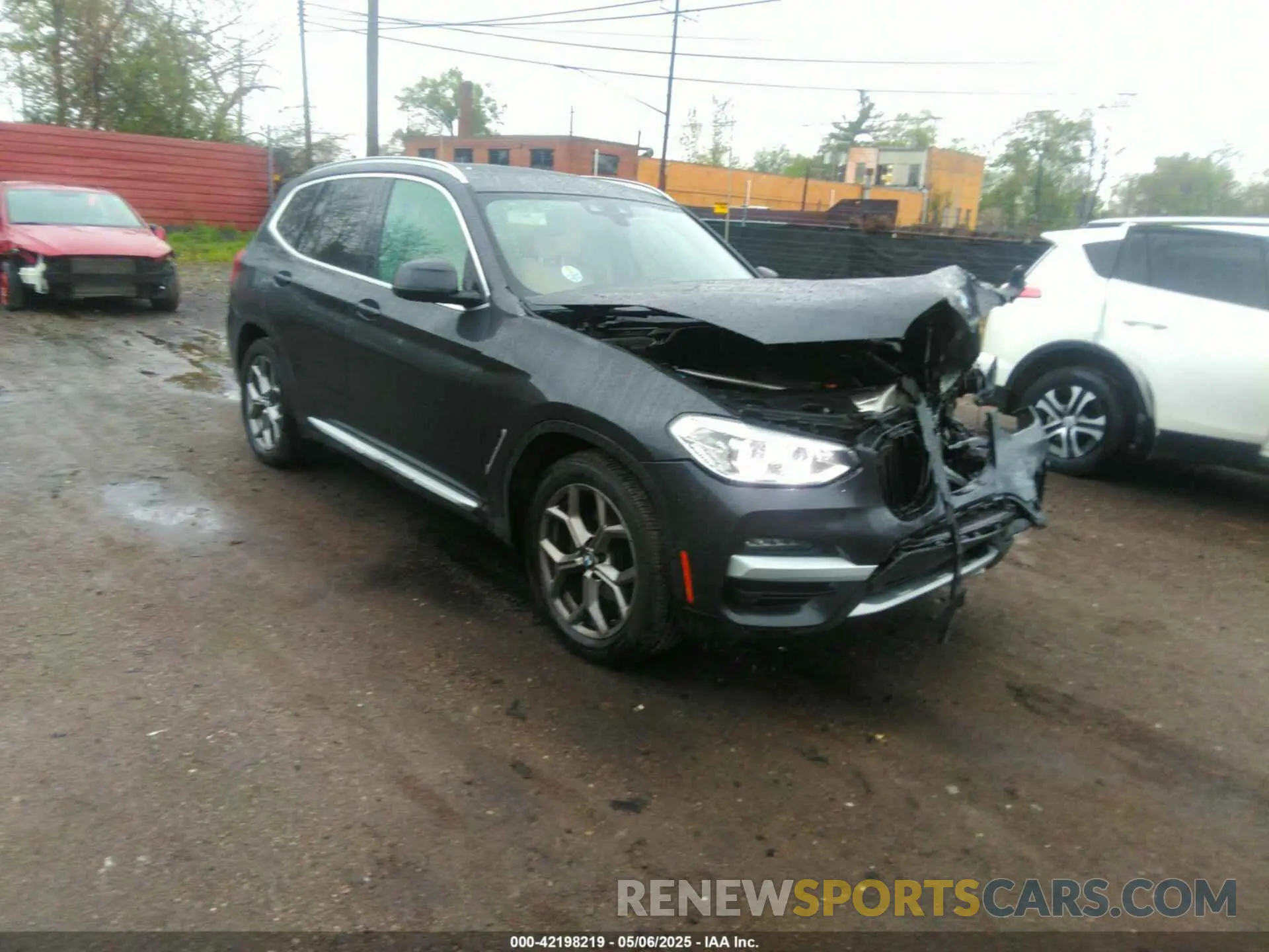 1 fotografías del automóvil dañado 5UXTY5C02M9D79732 BMW X3 2021
