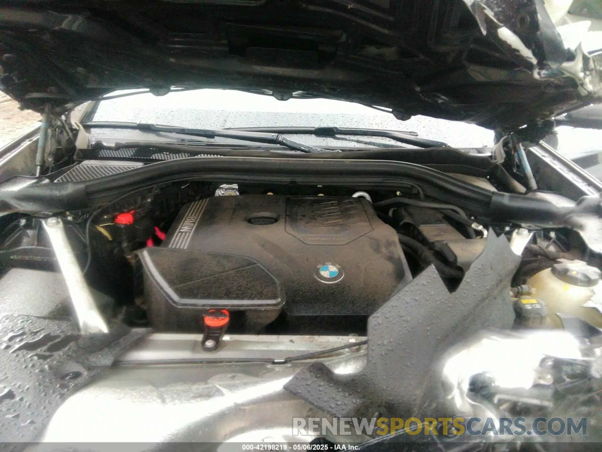 10 fotografías del automóvil dañado 5UXTY5C02M9D79732 BMW X3 2021